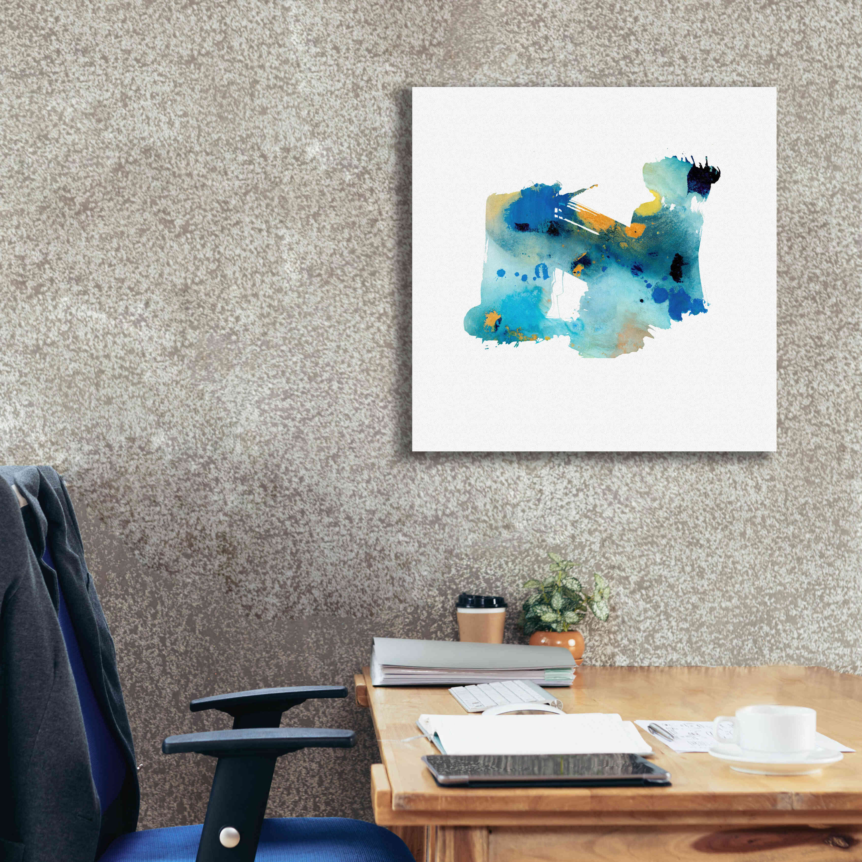 'Eastern Visions 5' by Jaclyn Frances, Giclee Canvas Wall Art,26x26