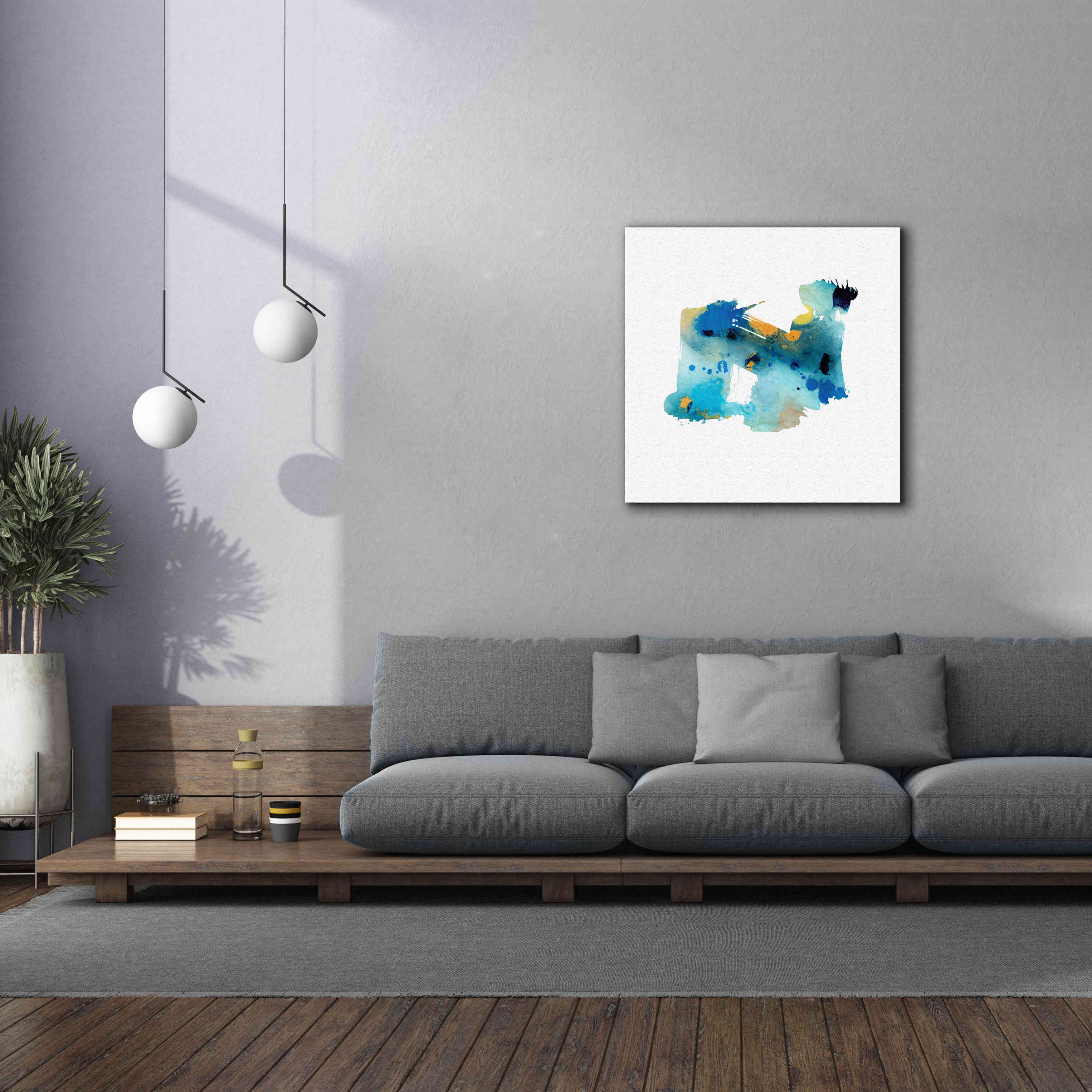 'Eastern Visions 5' by Jaclyn Frances, Giclee Canvas Wall Art,37x37