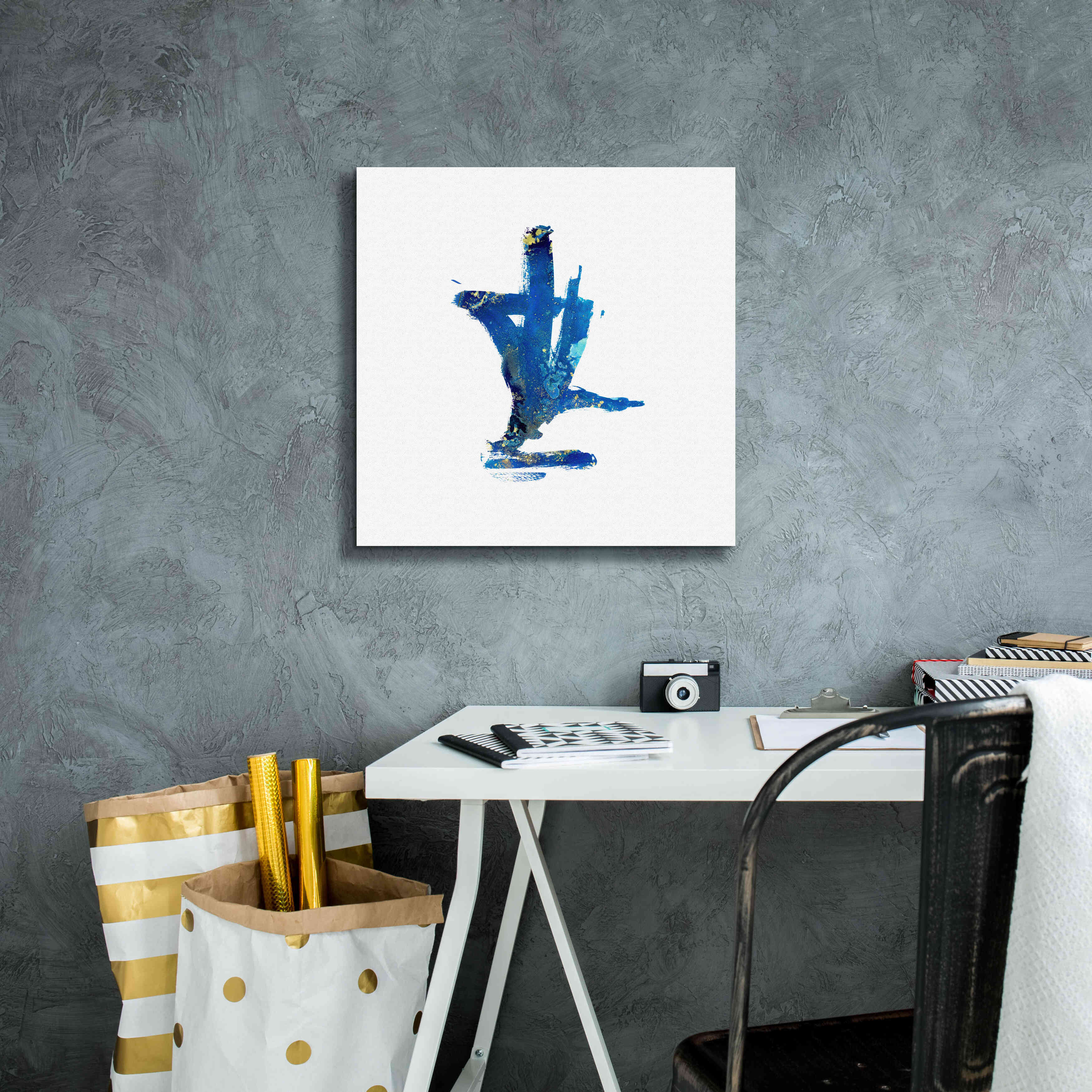 'Eastern Visions 6' by Jaclyn Frances, Giclee Canvas Wall Art,18x18