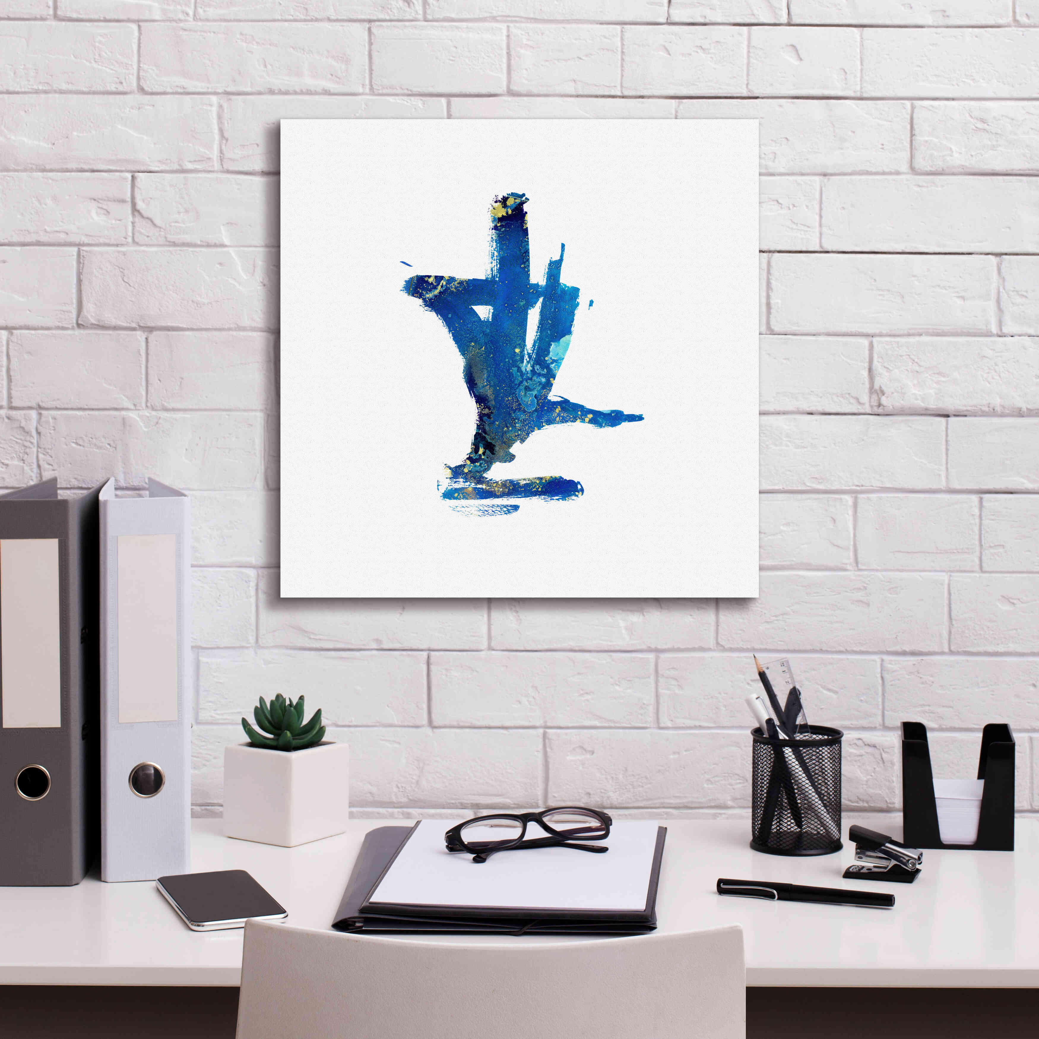 'Eastern Visions 6' by Jaclyn Frances, Giclee Canvas Wall Art,18x18