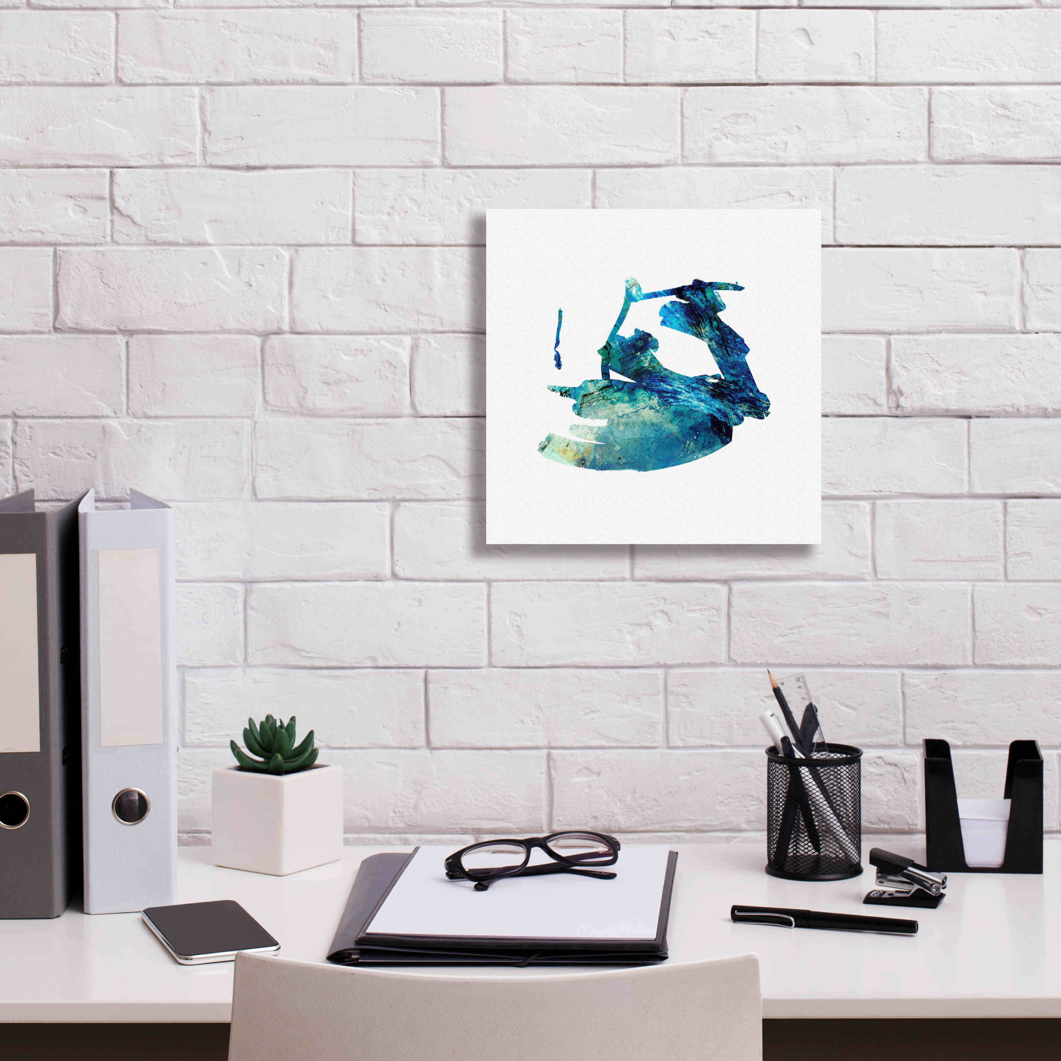 'Eastern Visions 8' by Jaclyn Frances, Giclee Canvas Wall Art,12x12