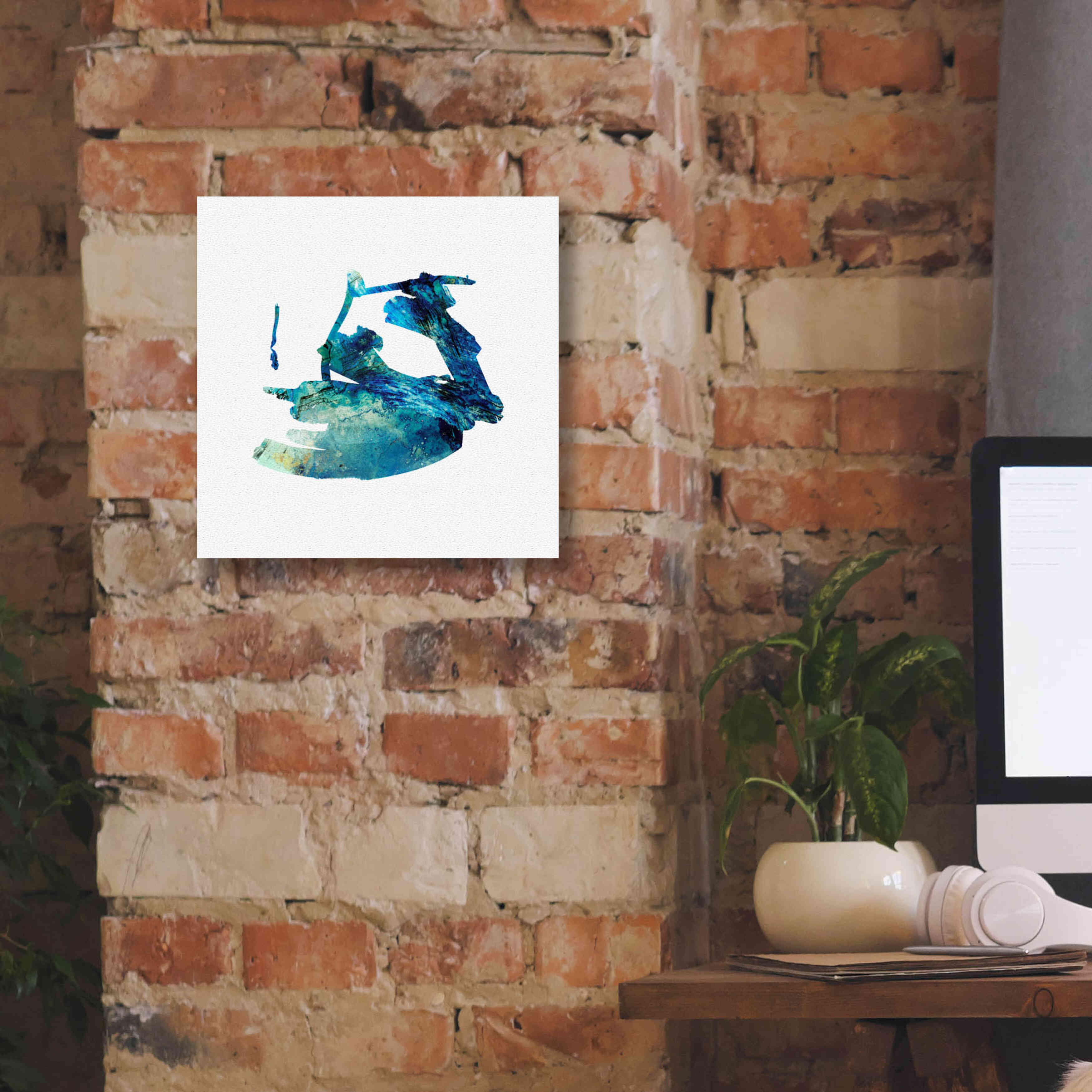 'Eastern Visions 8' by Jaclyn Frances, Giclee Canvas Wall Art,12x12