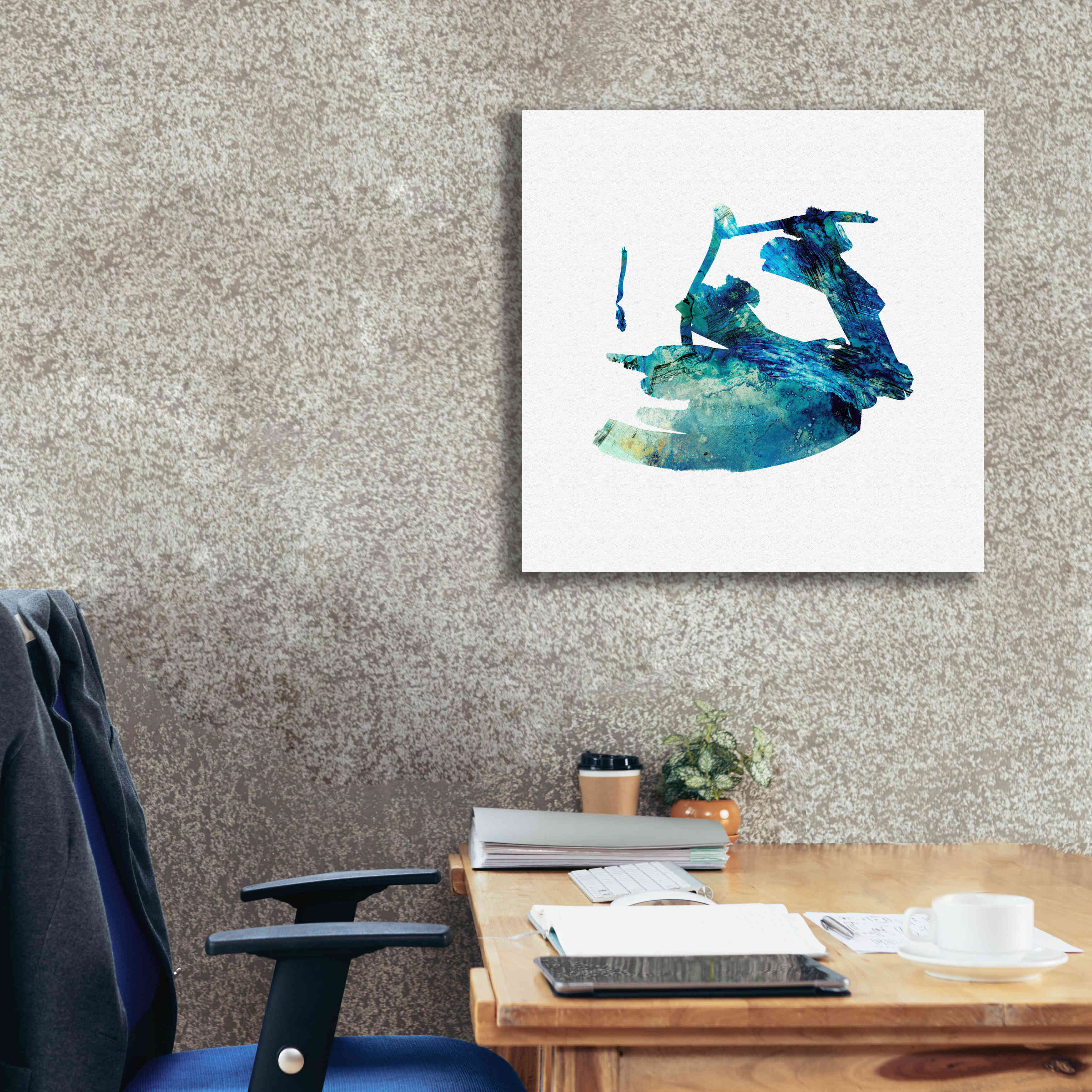 'Eastern Visions 8' by Jaclyn Frances, Giclee Canvas Wall Art,26x26