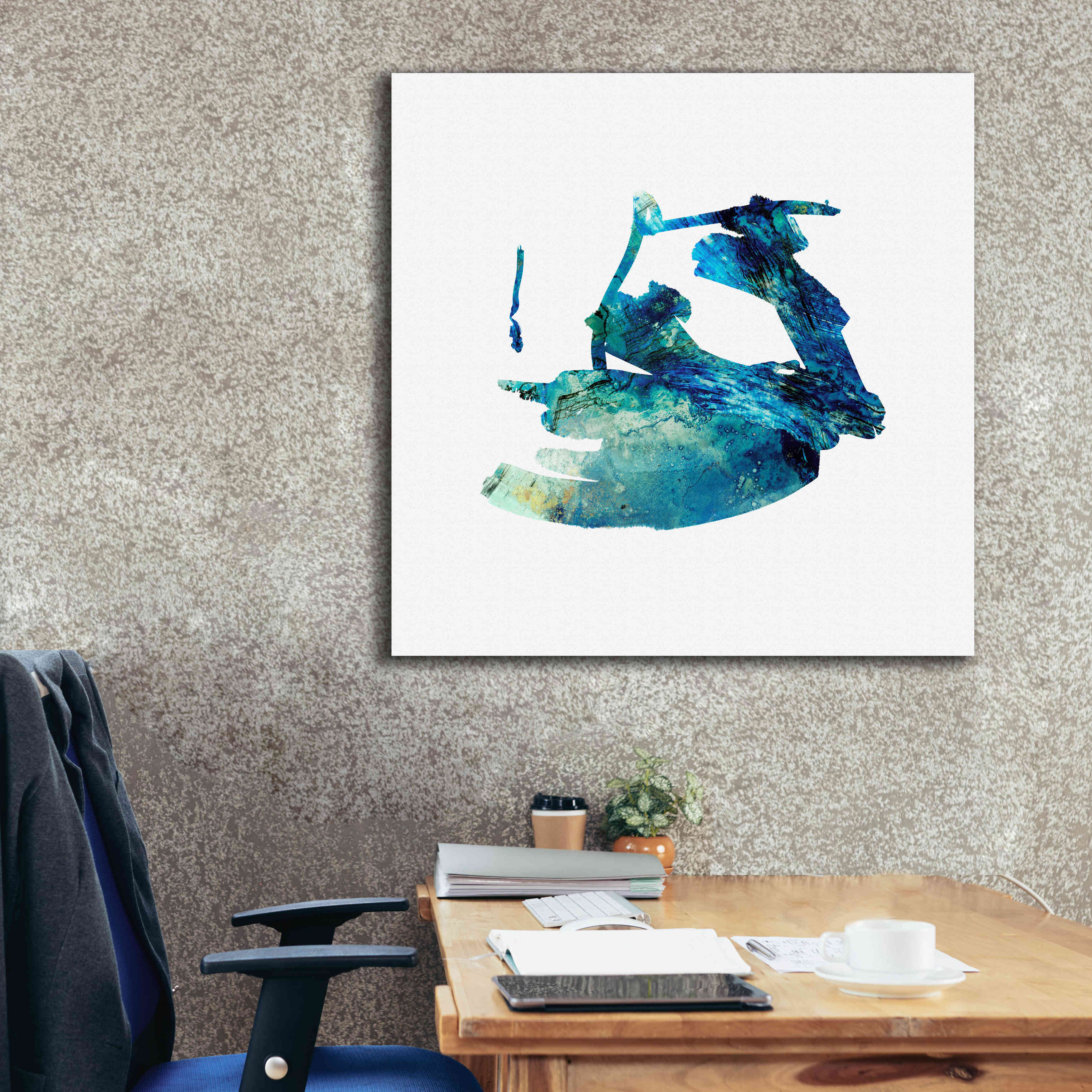 'Eastern Visions 8' by Jaclyn Frances, Giclee Canvas Wall Art,37x37