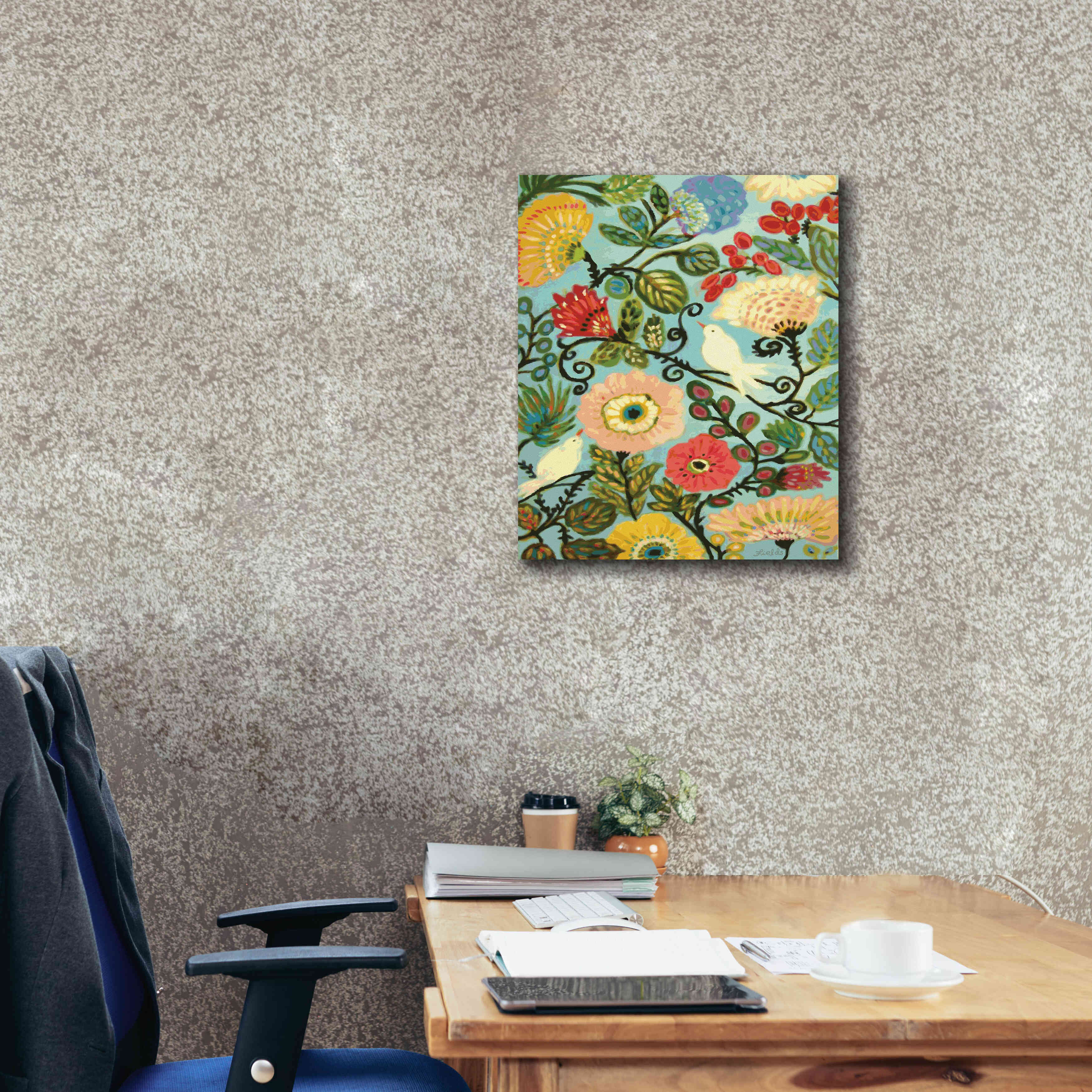 'Sweet Cottage Garden' by Karen Fields, Giclee Canvas Wall Art,20x24