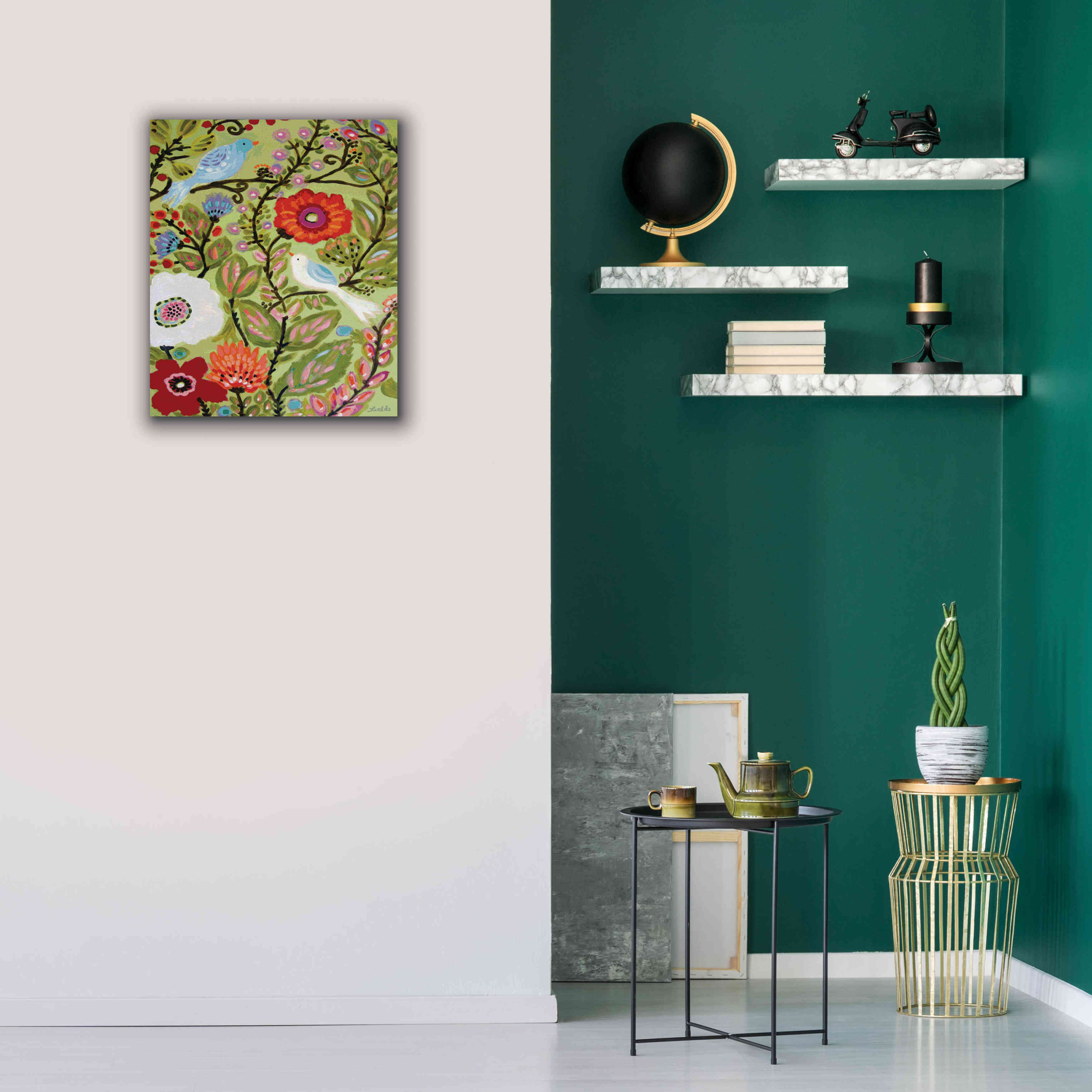 'Peace Garden' by Karen Fields, Giclee Canvas Wall Art,20x24