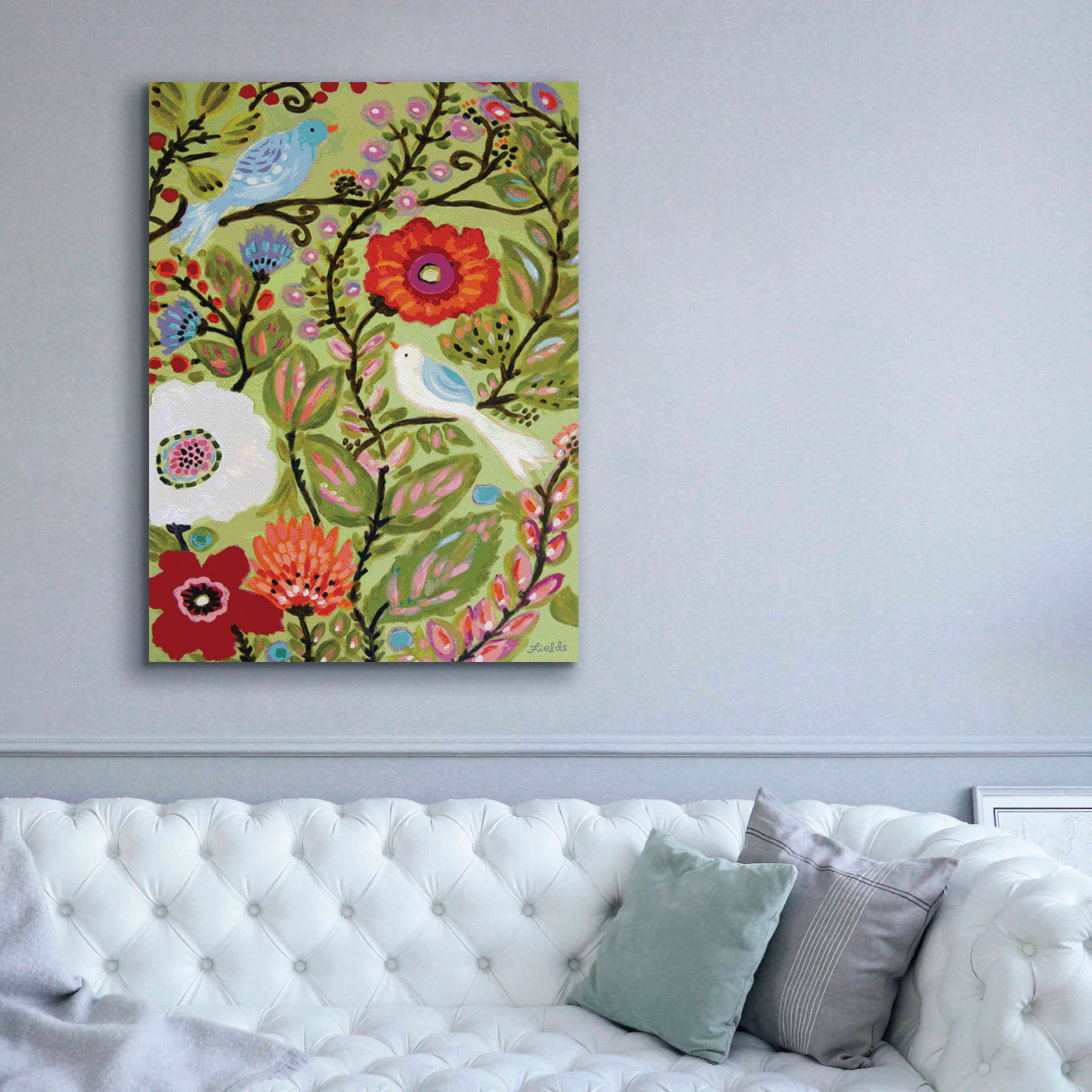 'Peace Garden' by Karen Fields, Giclee Canvas Wall Art,40x54