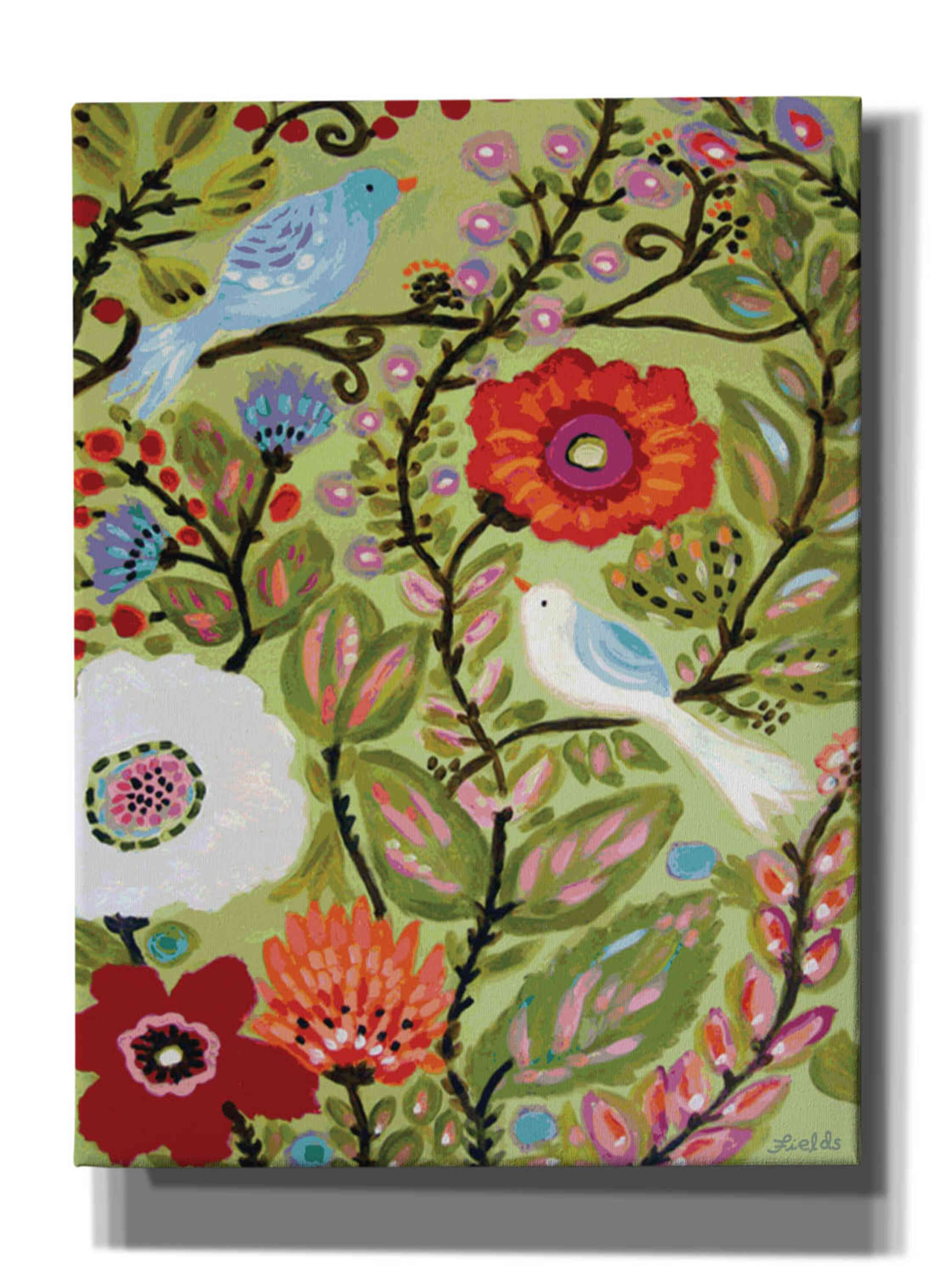 'Peace Garden' by Karen Fields, Giclee Canvas Wall Art