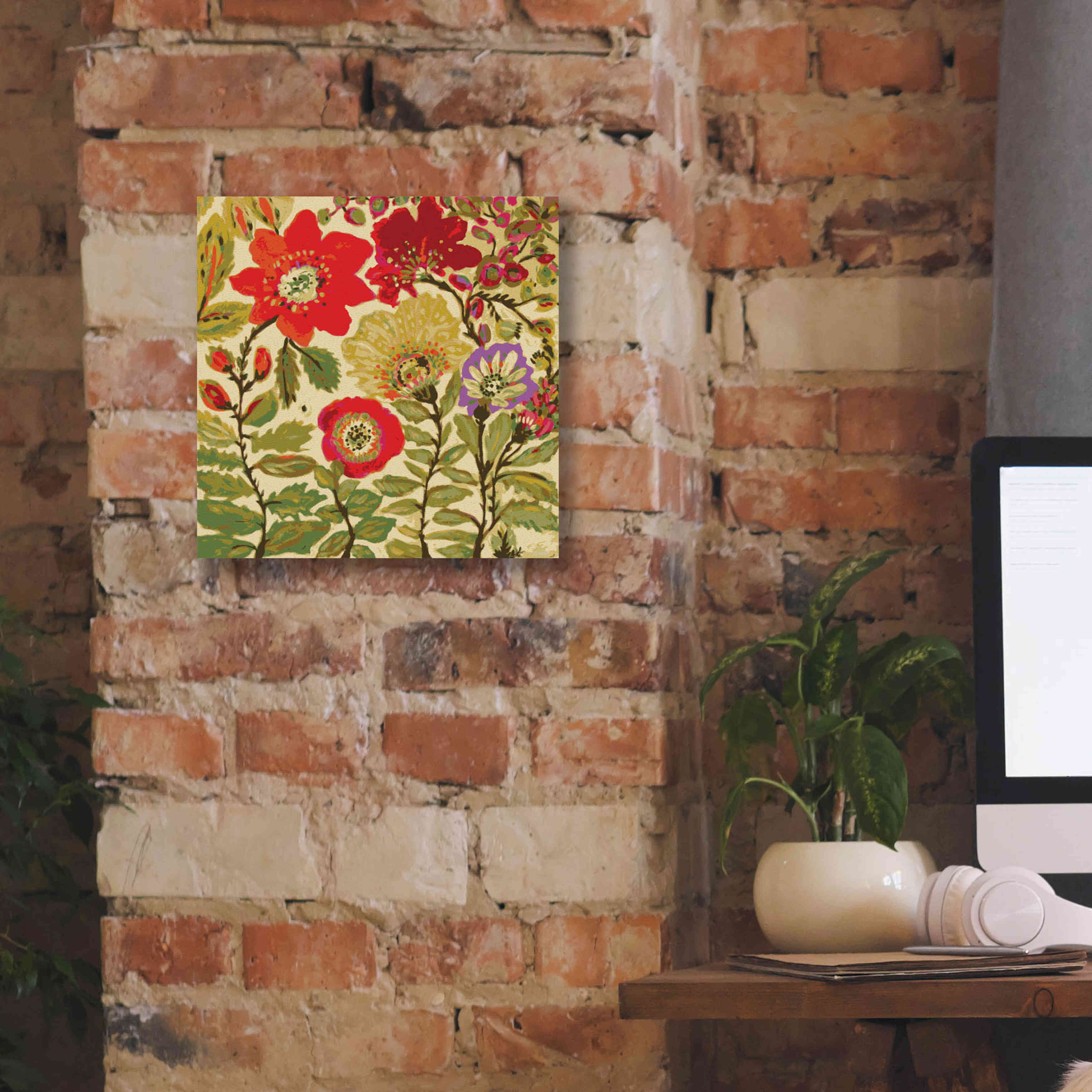 'Modern Art Innocence' by Karen Fields, Giclee Canvas Wall Art,12x12