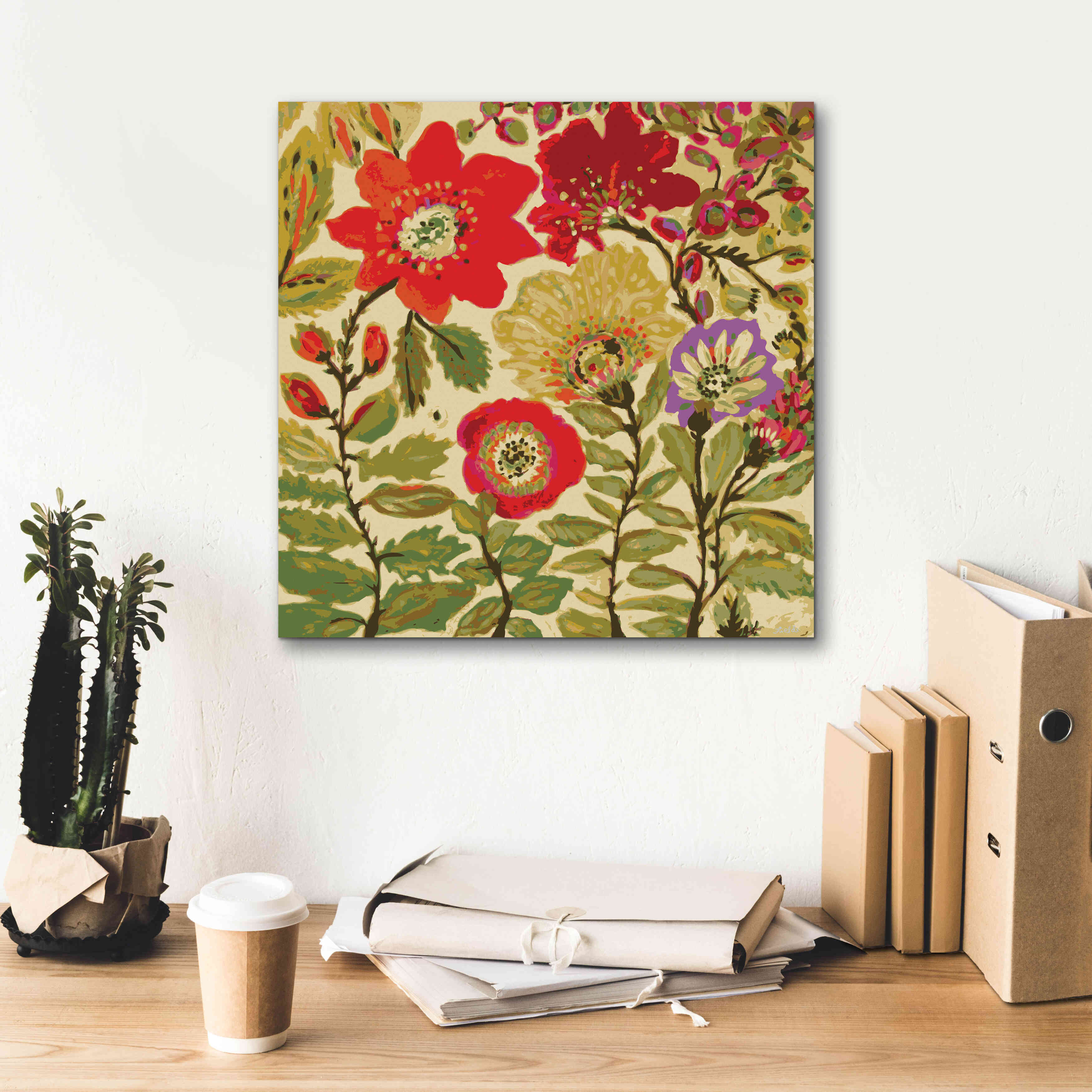 'Modern Art Innocence' by Karen Fields, Giclee Canvas Wall Art,18x18