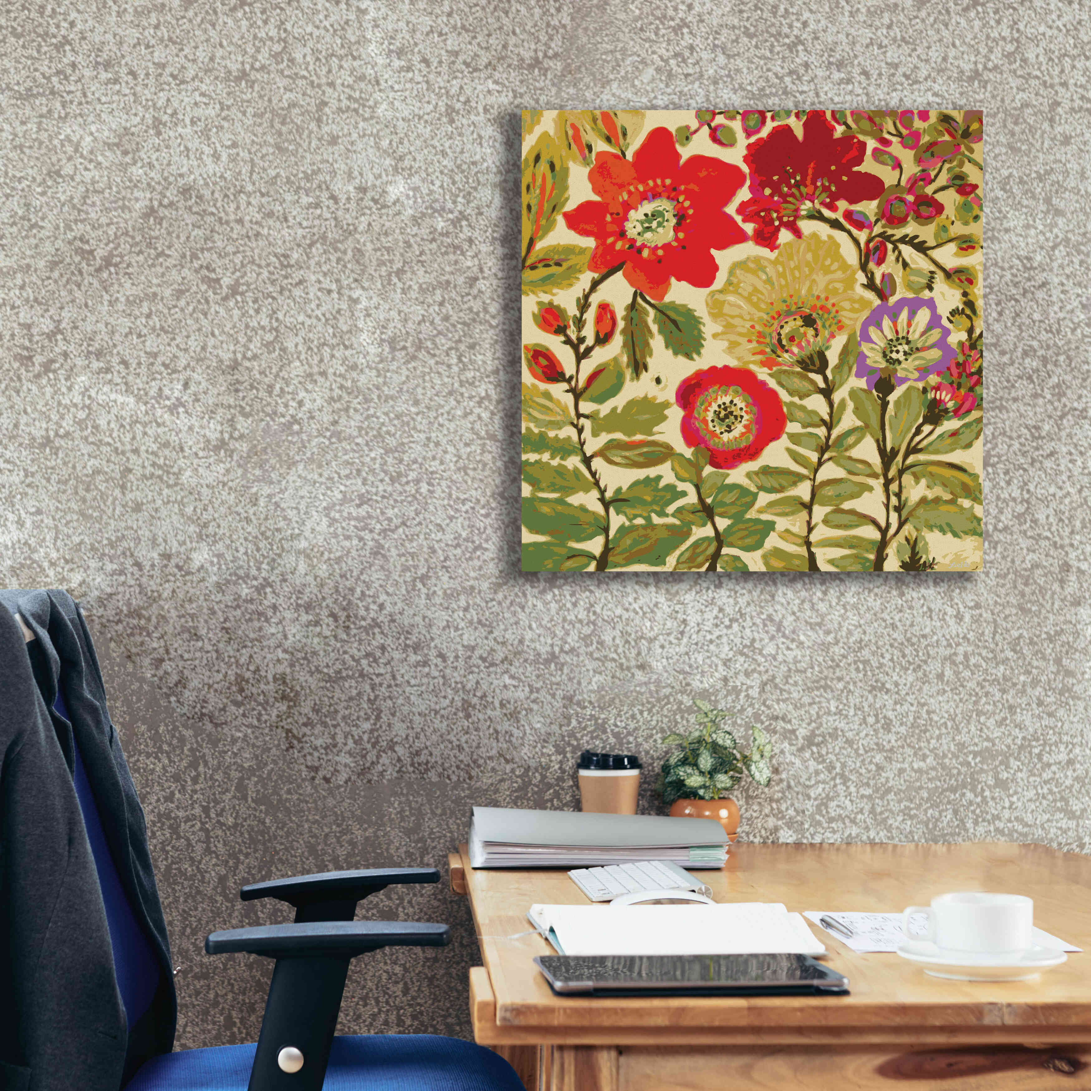 'Modern Art Innocence' by Karen Fields, Giclee Canvas Wall Art,26x26