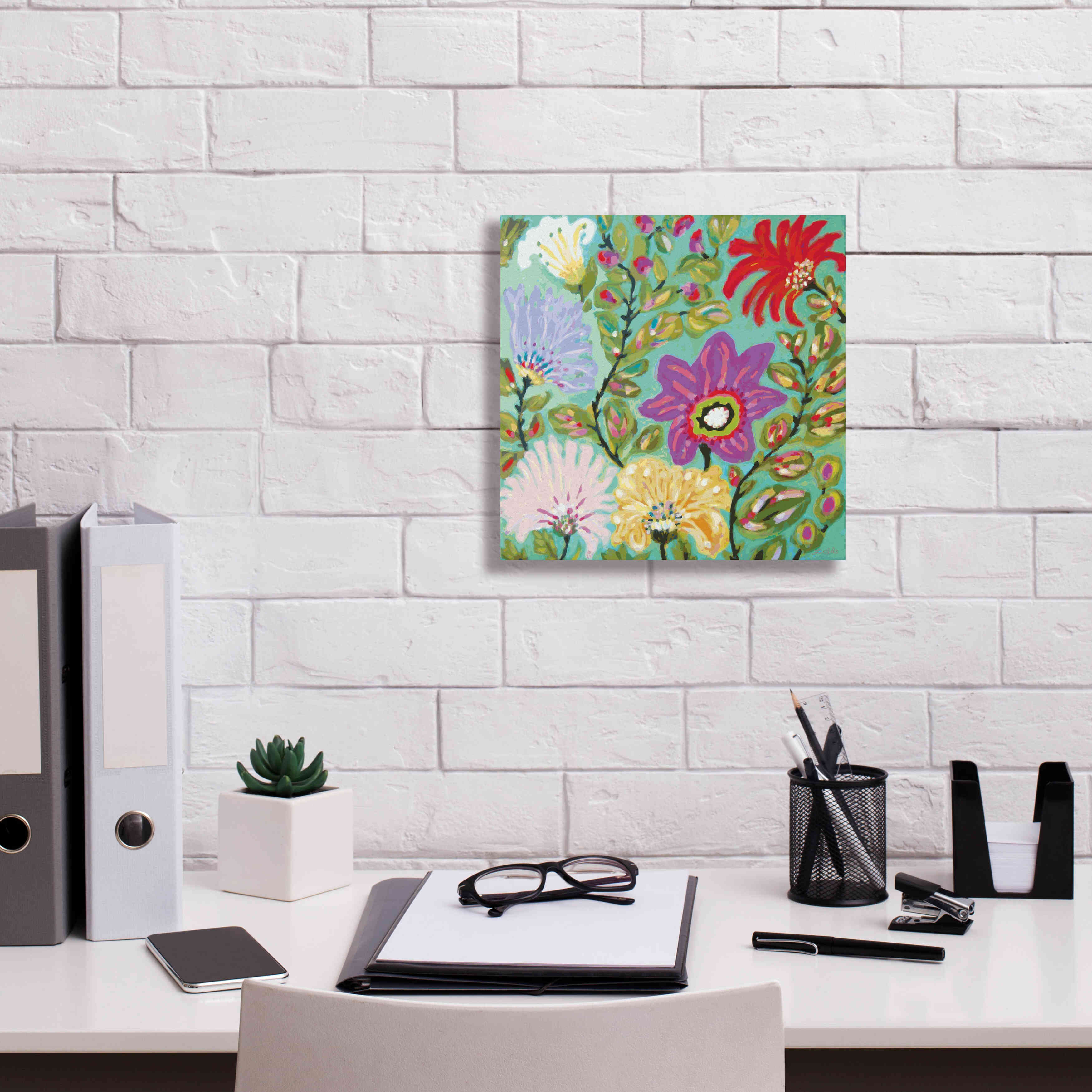 'Liberty Garden' by Karen Fields, Giclee Canvas Wall Art,12x12