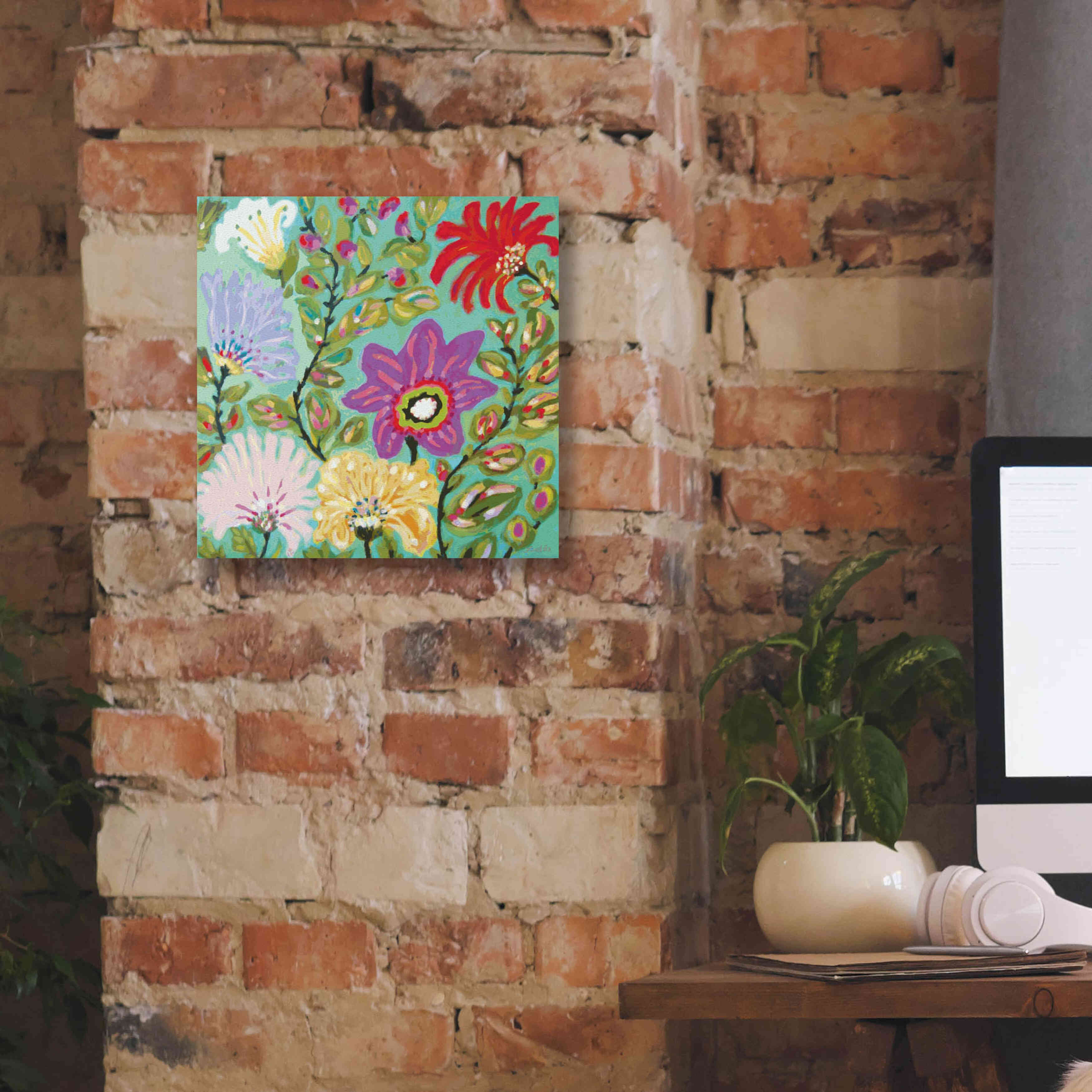 'Liberty Garden' by Karen Fields, Giclee Canvas Wall Art,12x12