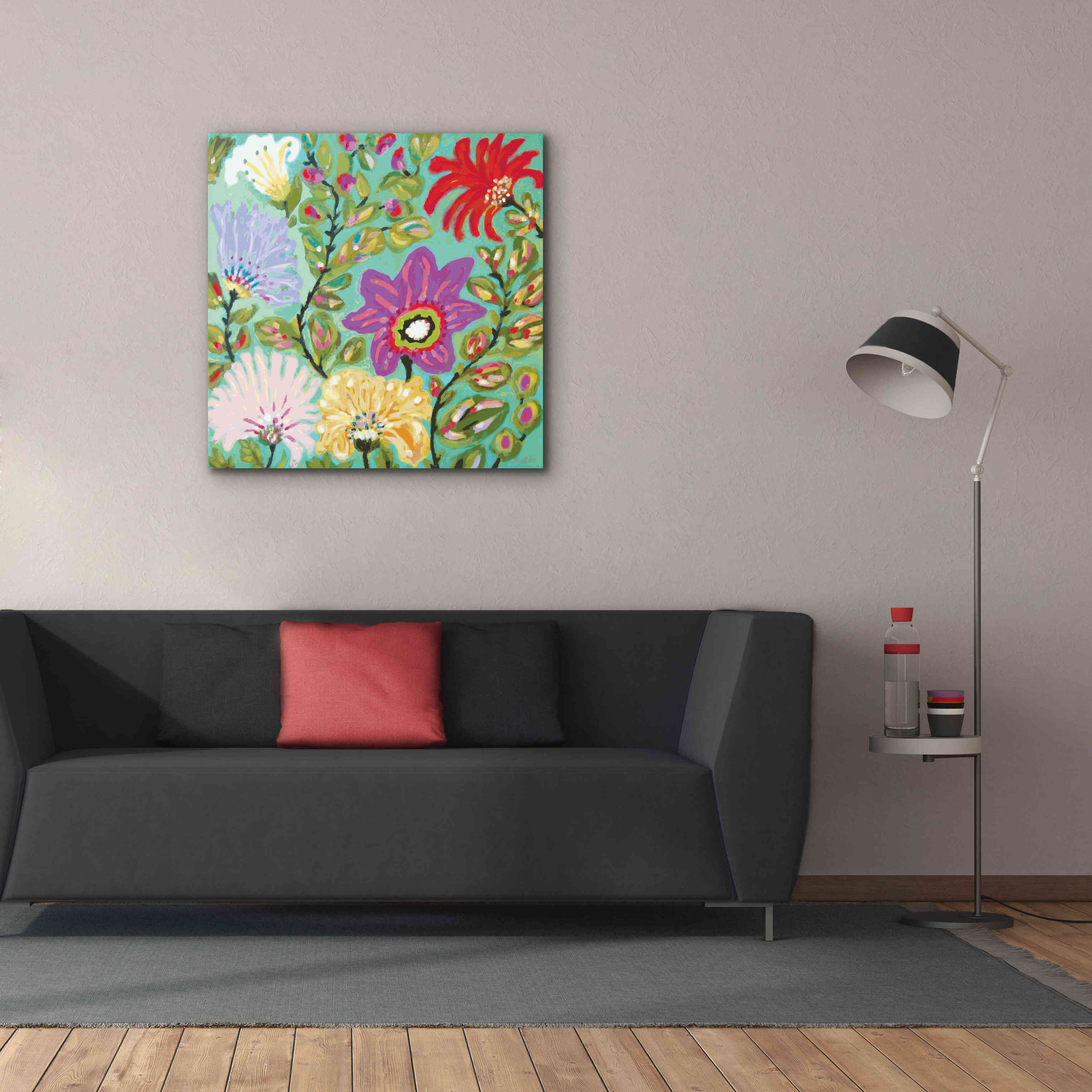 'Liberty Garden' by Karen Fields, Giclee Canvas Wall Art,37x37