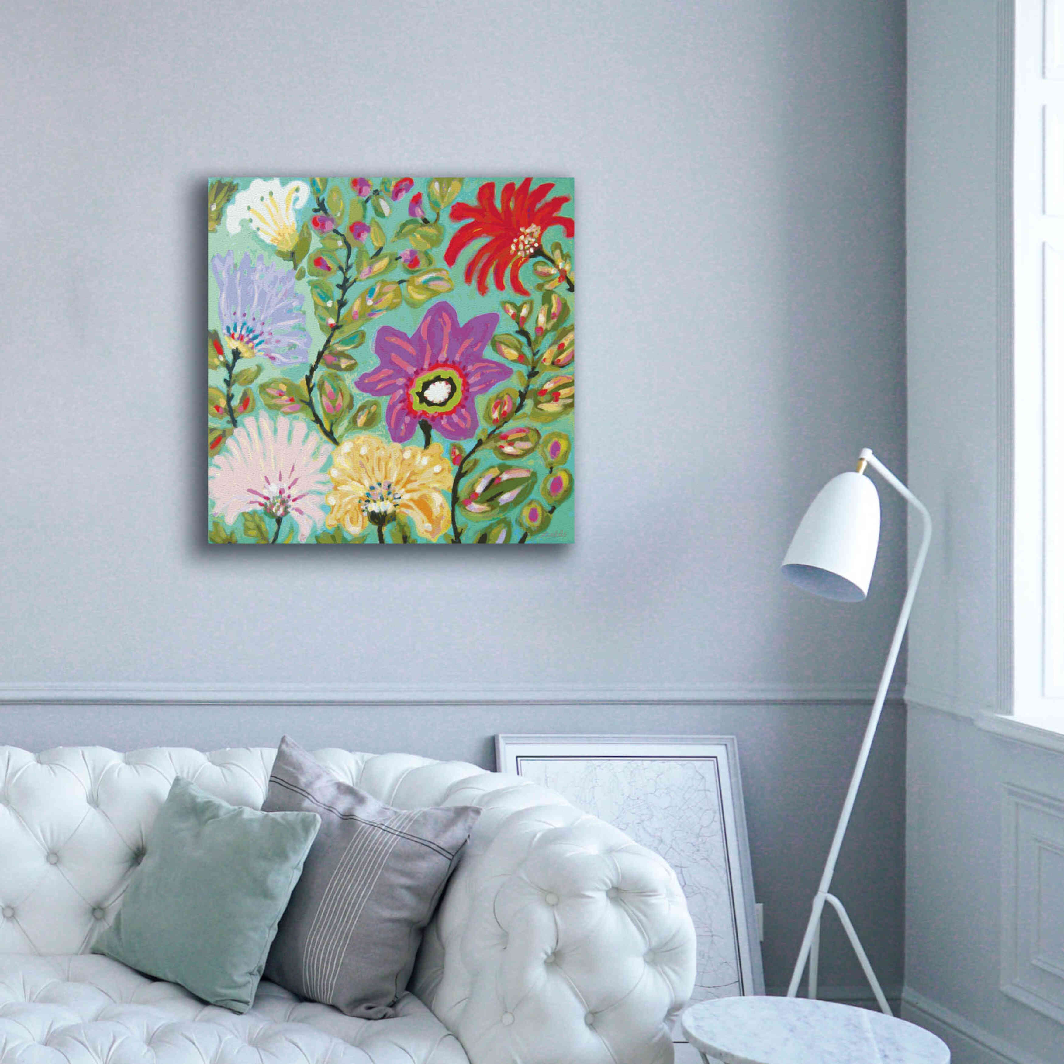 'Liberty Garden' by Karen Fields, Giclee Canvas Wall Art,37x37