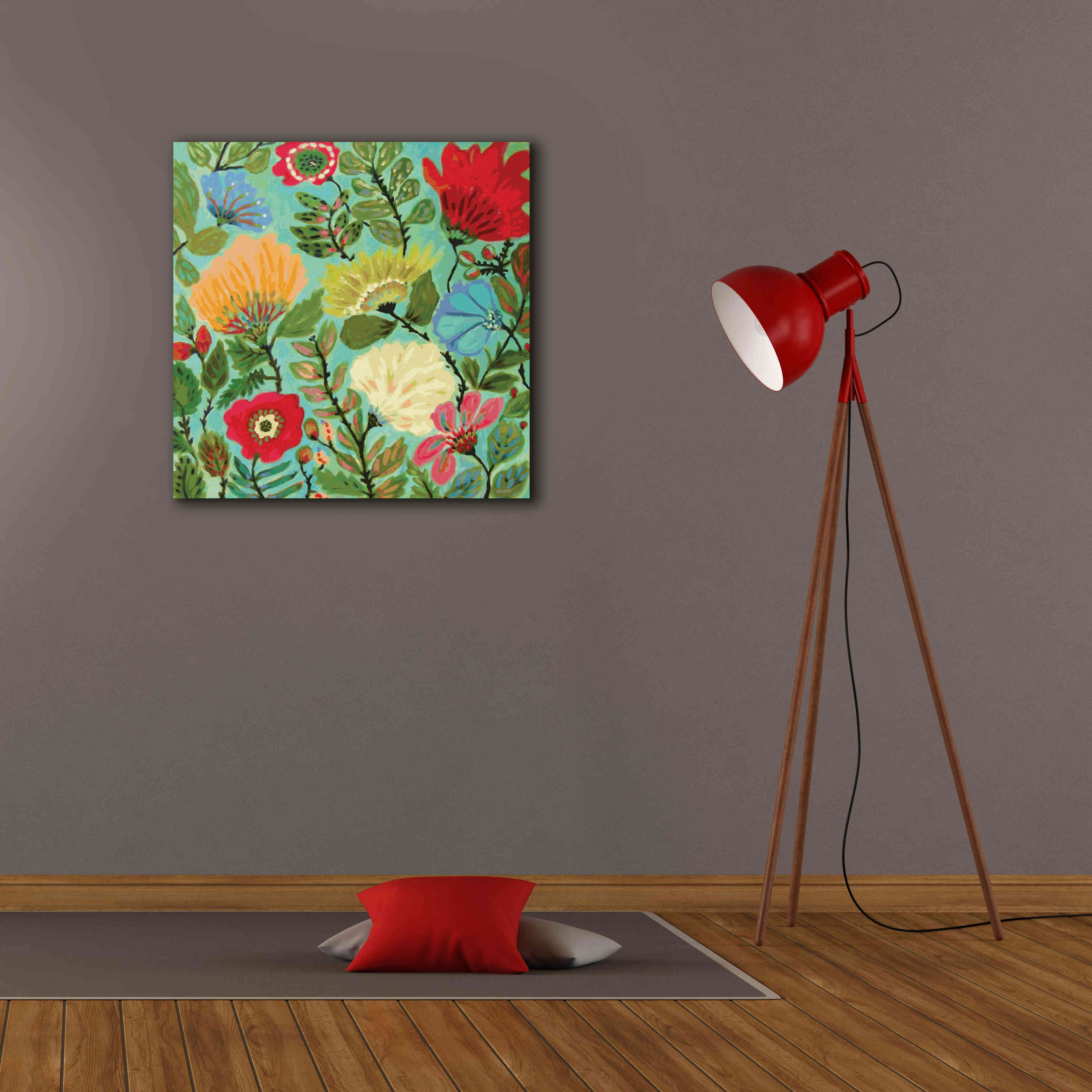'Freedom Garden' by Karen Fields, Giclee Canvas Wall Art,26x26
