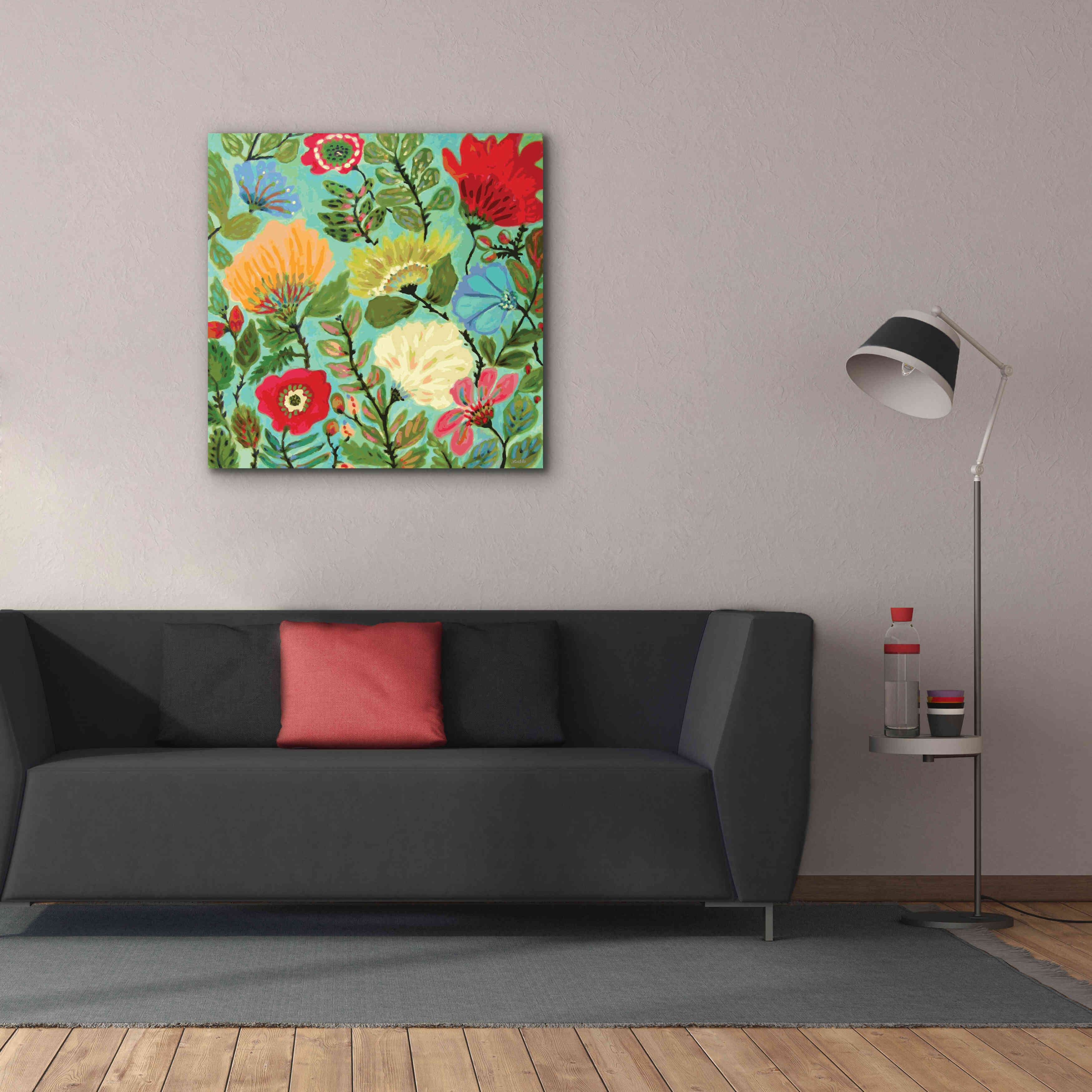 'Freedom Garden' by Karen Fields, Giclee Canvas Wall Art,37x37