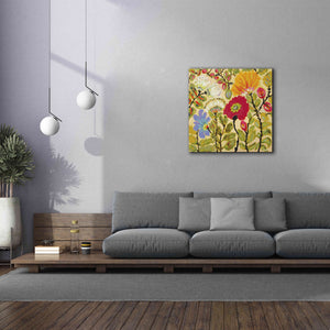'Autumn Fresh Garden' by Karen Fields, Giclee Canvas Wall Art,37x37