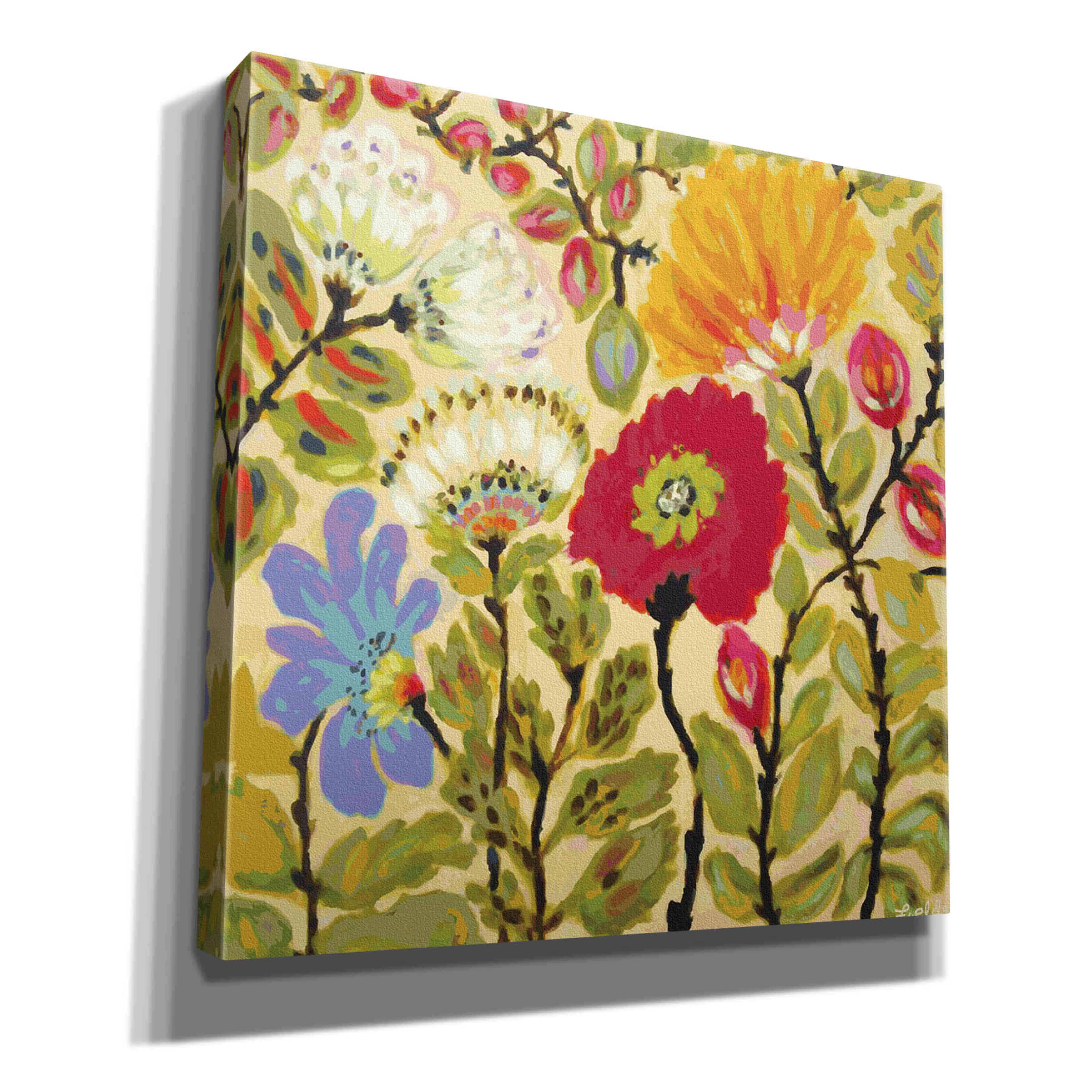 'Autumn Fresh Garden' by Karen Fields, Giclee Canvas Wall Art