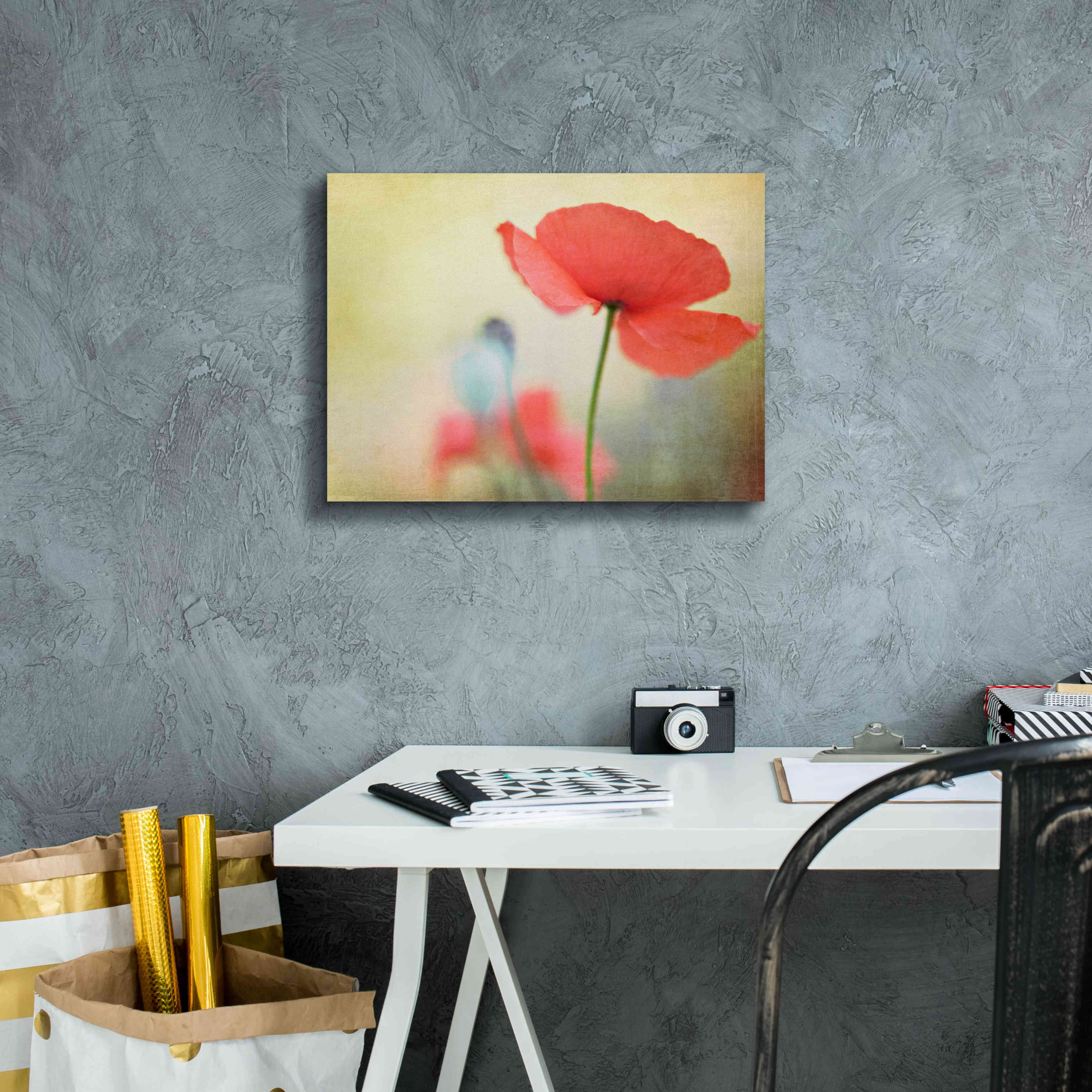 'Poppy' by Kim Fearheiley, Giclee Canvas Wall Art,16x12