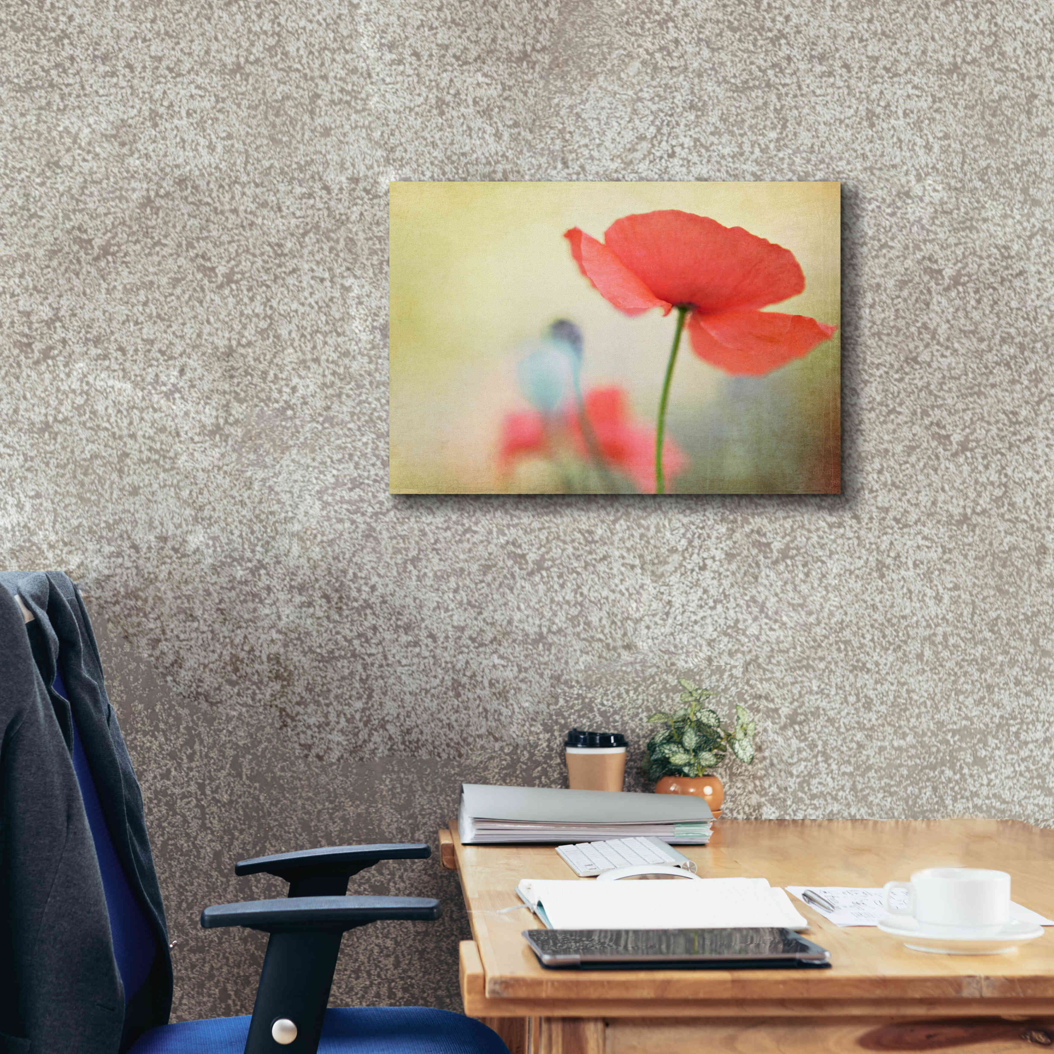 'Poppy' by Kim Fearheiley, Giclee Canvas Wall Art,26x18