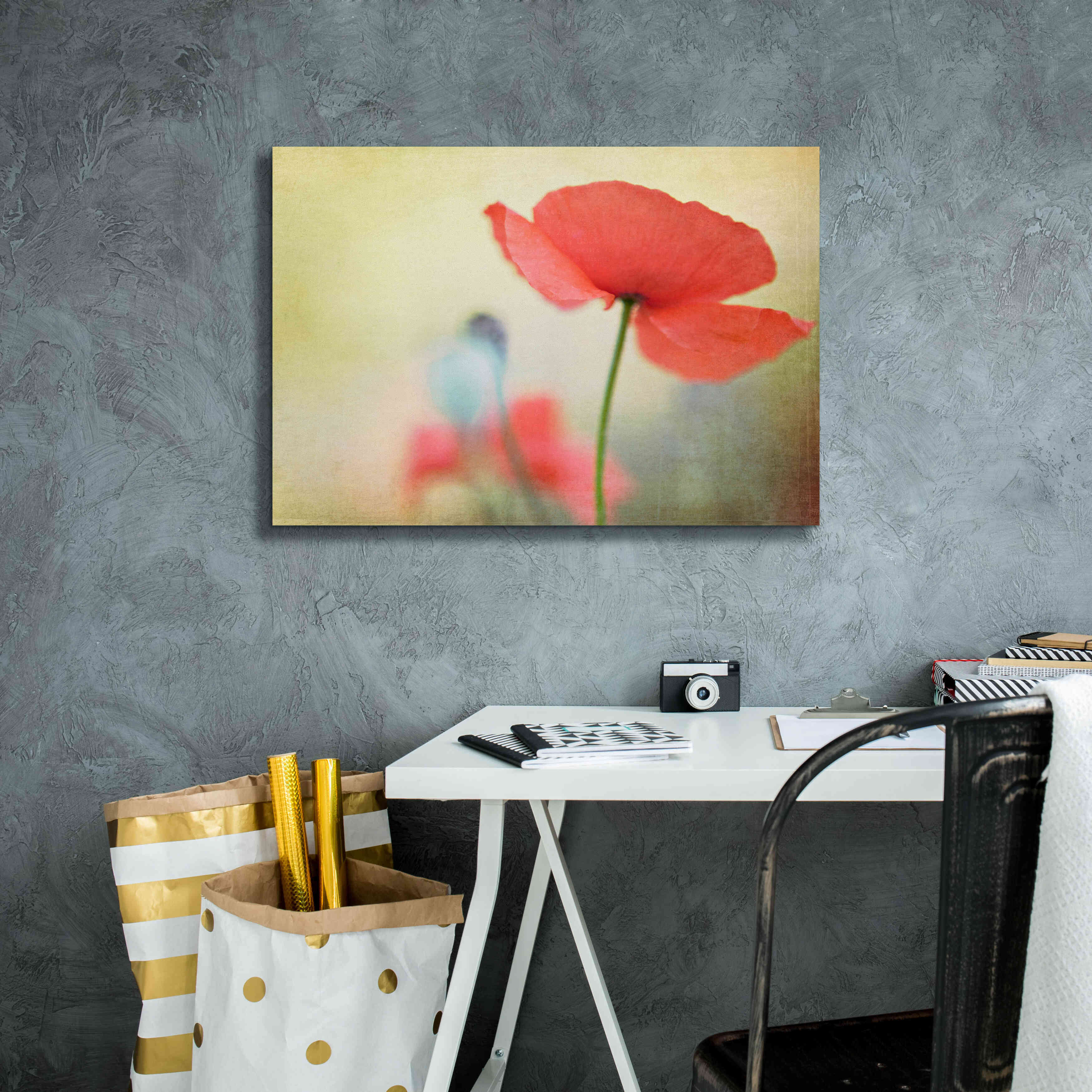 'Poppy' by Kim Fearheiley, Giclee Canvas Wall Art,26x18