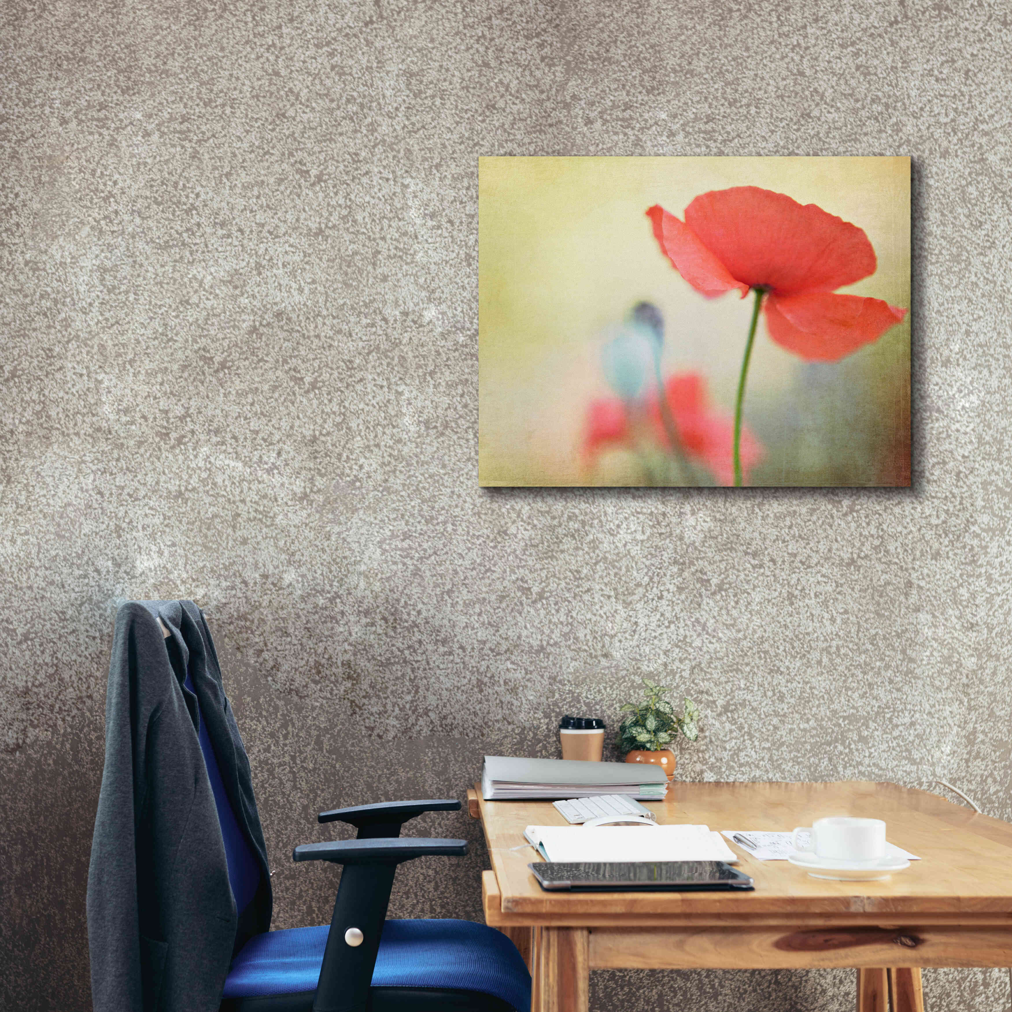 'Poppy' by Kim Fearheiley, Giclee Canvas Wall Art,34x26