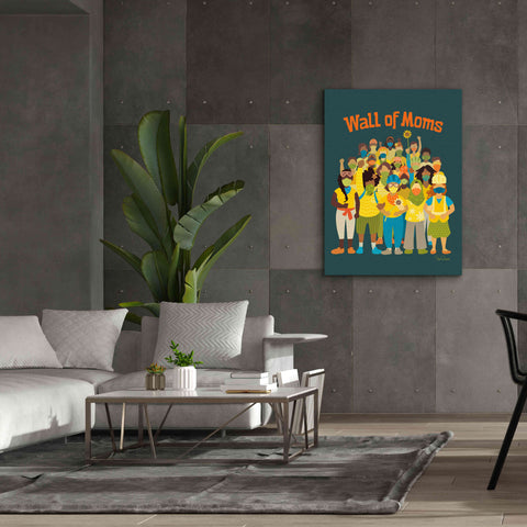 Image of 'Wall of Moms' by Kris Duran, Giclee Canvas Wall Art,40x54