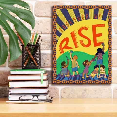 Image of 'Together We Rise' by Kris Duran, Giclee Canvas Wall Art,12x16