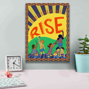 'Together We Rise' by Kris Duran, Giclee Canvas Wall Art,12x16