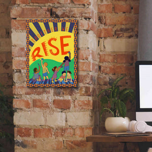 'Together We Rise' by Kris Duran, Giclee Canvas Wall Art,12x16