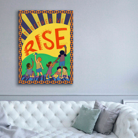 Image of 'Together We Rise' by Kris Duran, Giclee Canvas Wall Art,40x54