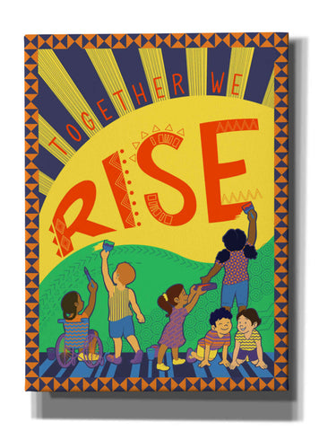 Image of 'Together We Rise' by Kris Duran, Giclee Canvas Wall Art