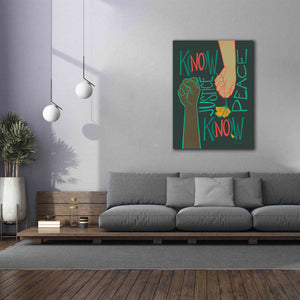 'Know Justice' by Kris Duran, Giclee Canvas Wall Art,40x54