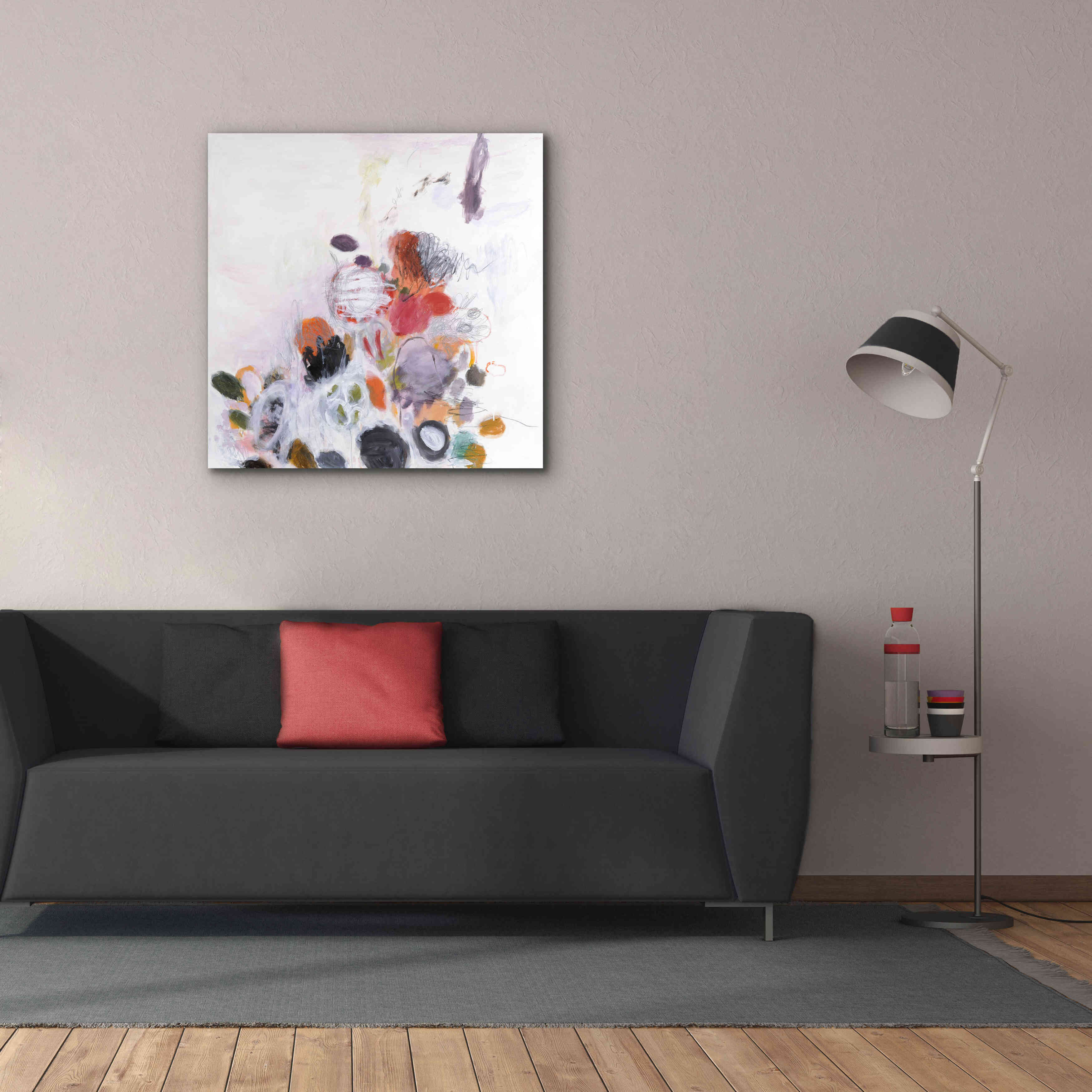 'Haru-no Jin 1' by Kyoko Fischer, Giclee Canvas Wall Art,37x37