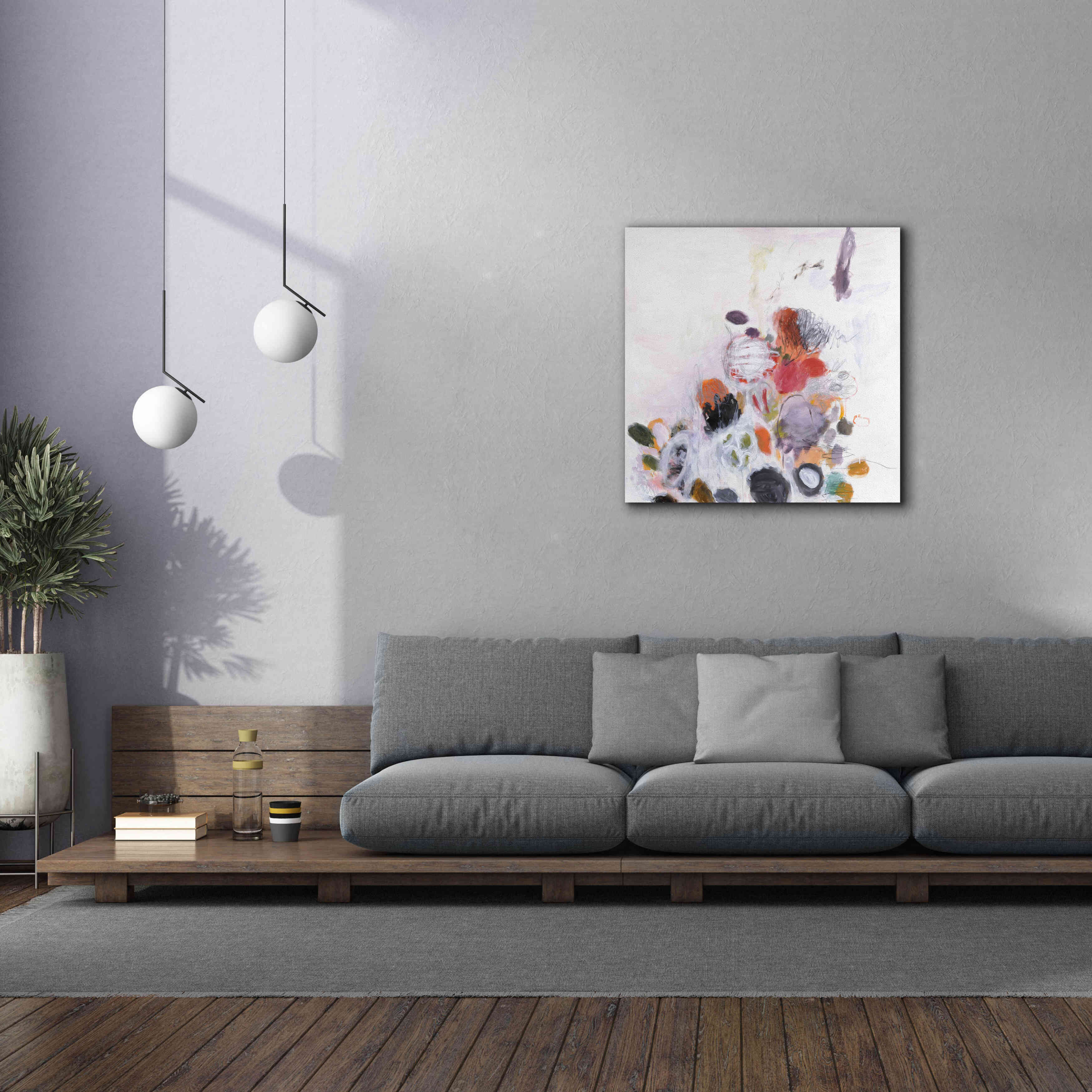 'Haru-no Jin 1' by Kyoko Fischer, Giclee Canvas Wall Art,37x37