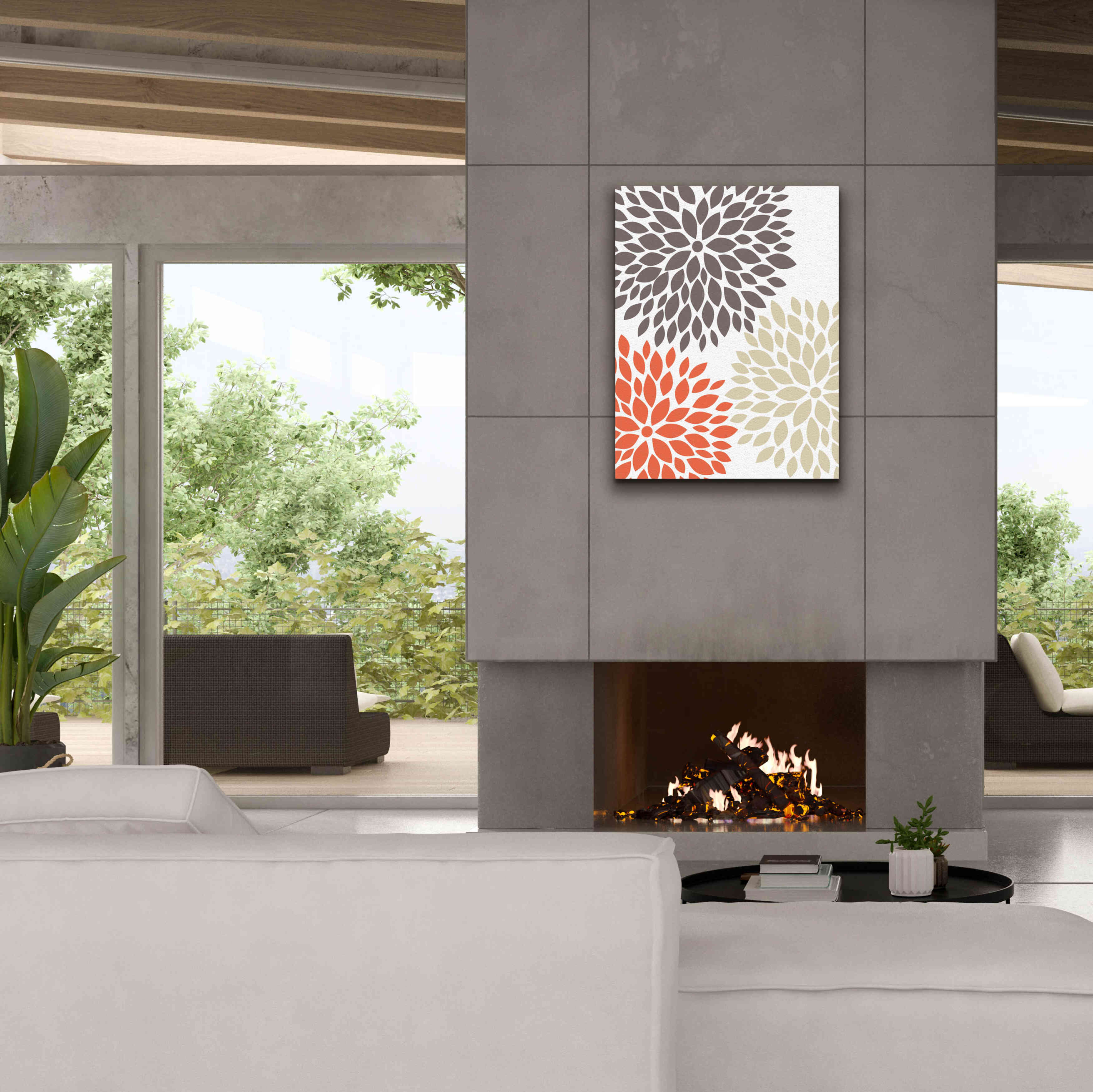 'Warm Encounters 1' by Leslie Fuqua, Giclee Canvas Wall Art,26x34