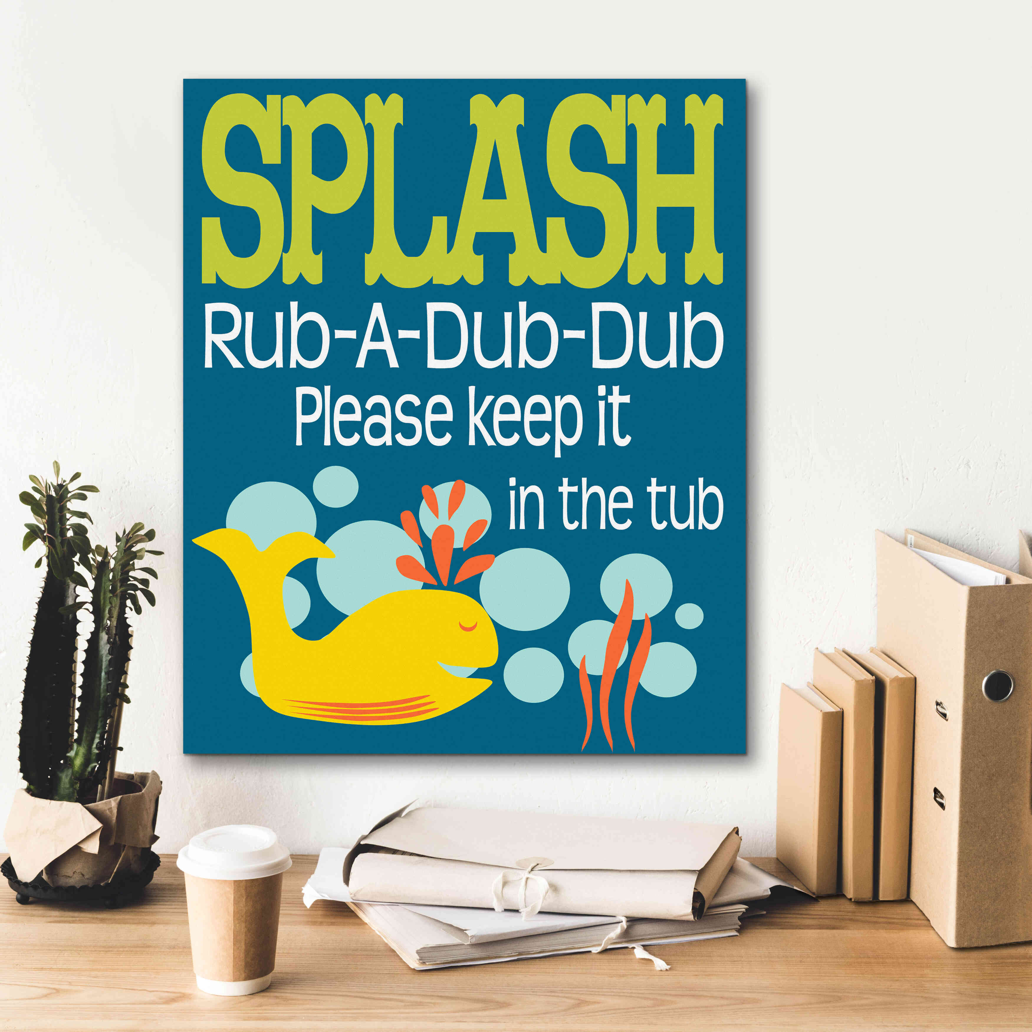 'Ocean Bubble Friends 3' by Leslie Fuqua, Giclee Canvas Wall Art,20x24