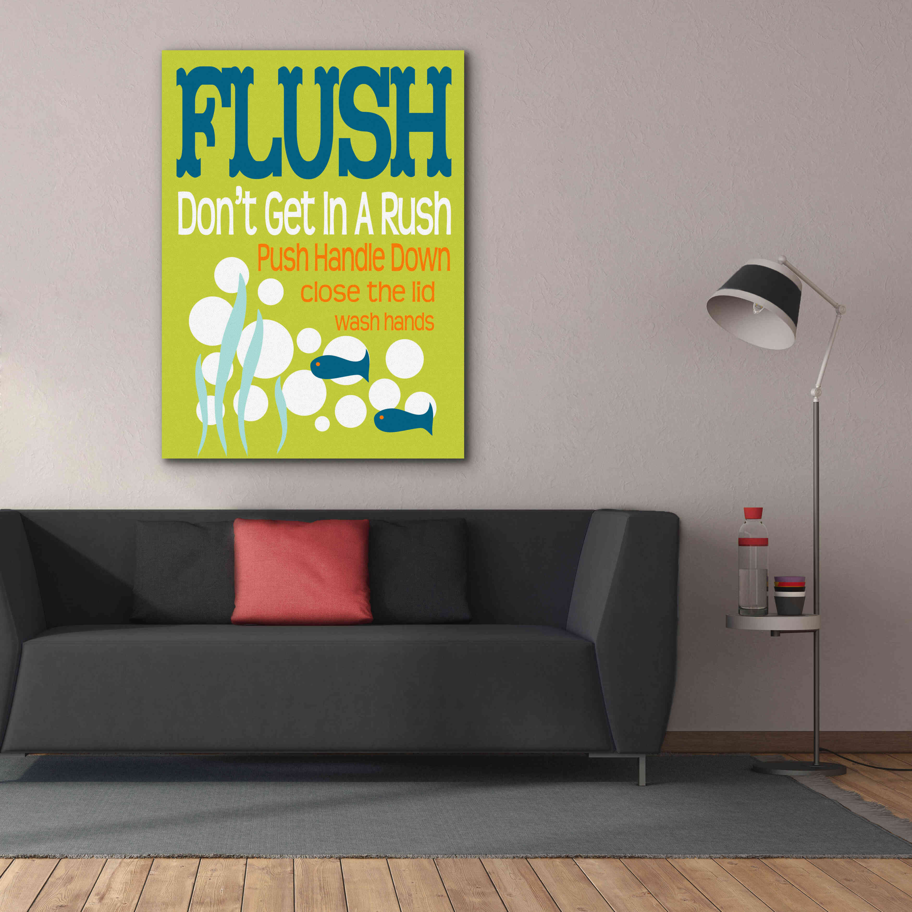 'Ocean Bubble Friends 2' by Leslie Fuqua, Giclee Canvas Wall Art,40x54