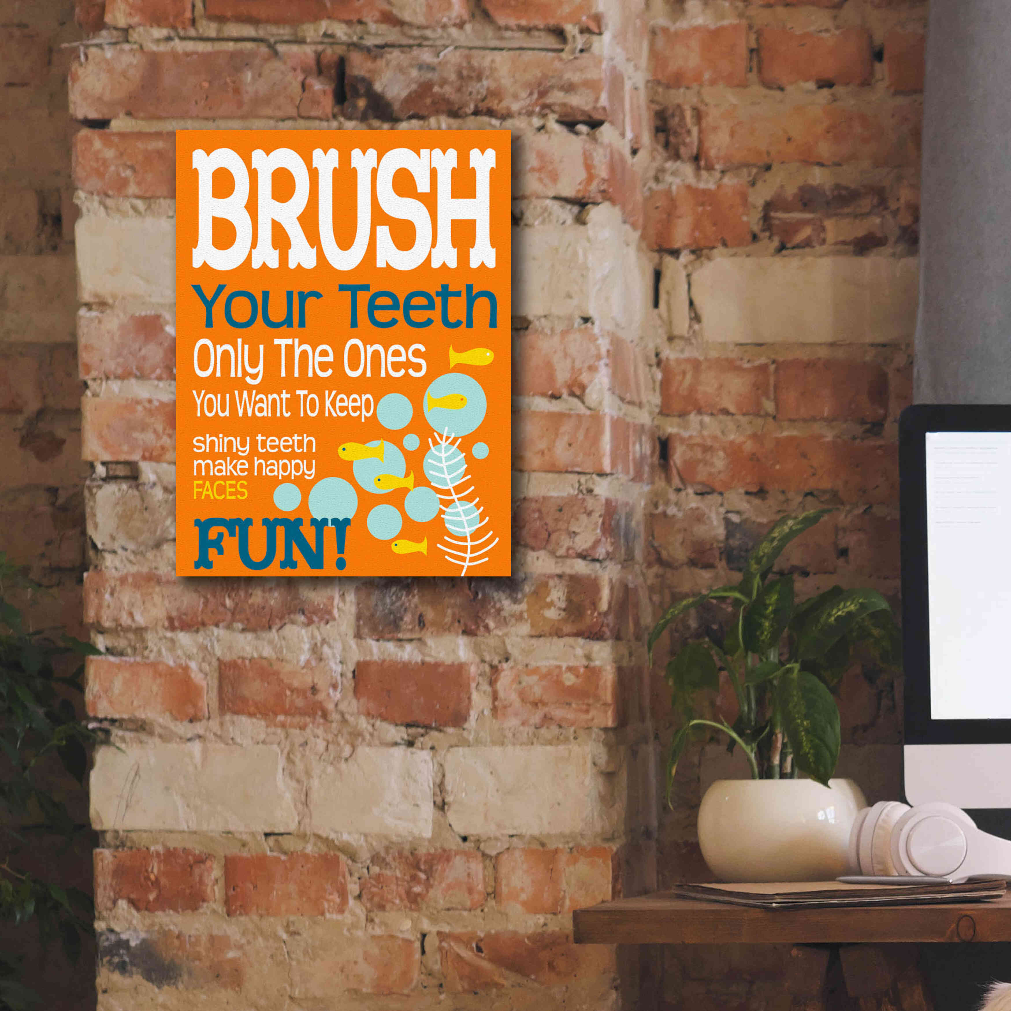 'Ocean Bubble Friends 1' by Leslie Fuqua, Giclee Canvas Wall Art,12x16