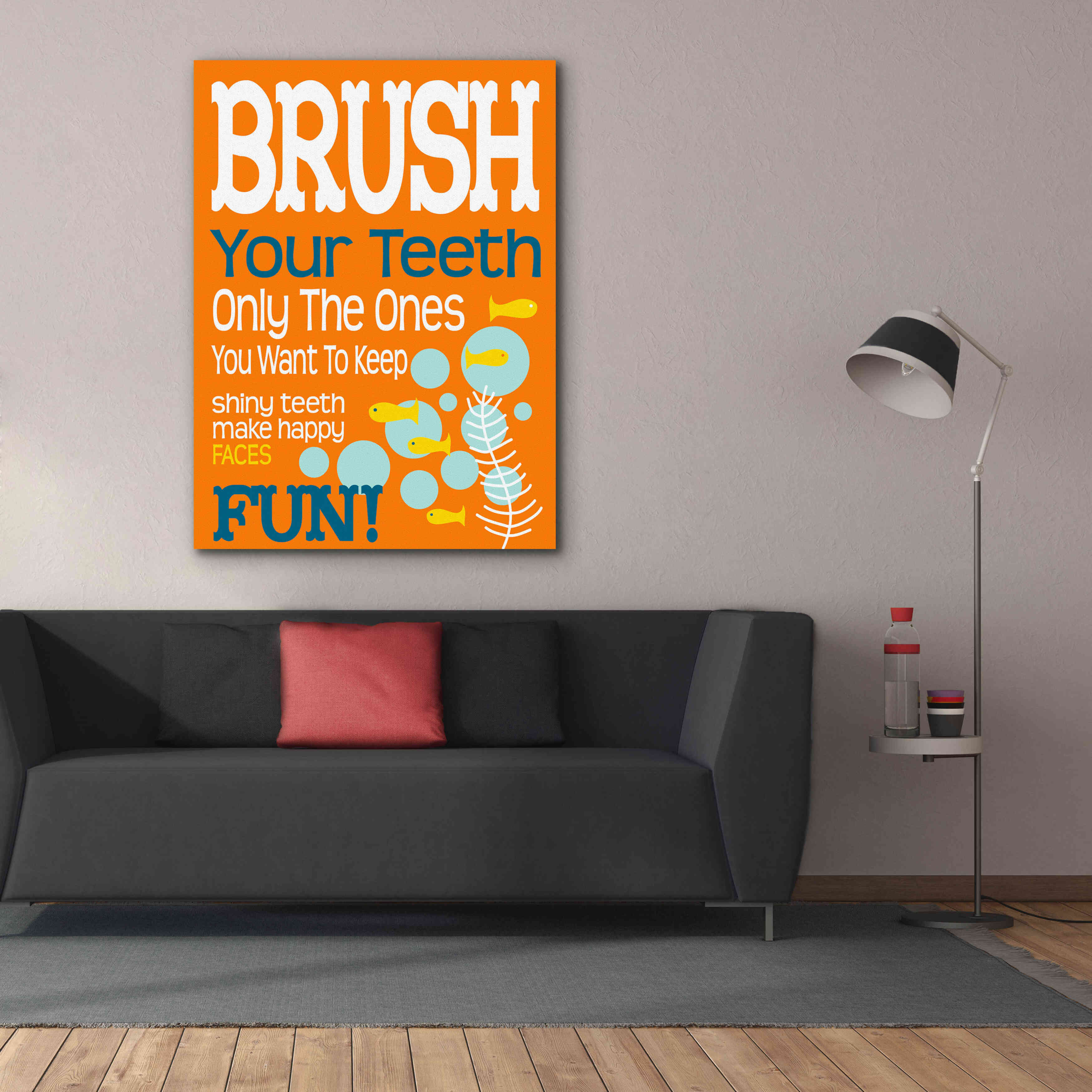 'Ocean Bubble Friends 1' by Leslie Fuqua, Giclee Canvas Wall Art,40x54