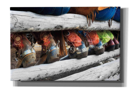'Boots & Spurs' by Lisa Dearing, Giclee Canvas Wall Art