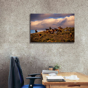 'Chasing Thunder' by Lisa Dearing, Giclee Canvas Wall Art,40x26