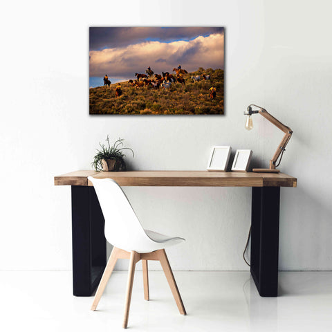 Image of 'Chasing Thunder' by Lisa Dearing, Giclee Canvas Wall Art,40x26