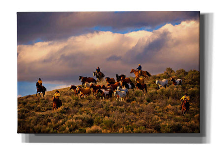 'Chasing Thunder' by Lisa Dearing, Giclee Canvas Wall Art