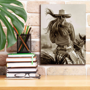 'Cowgirl' by Lisa Dearing, Giclee Canvas Wall Art,12x16