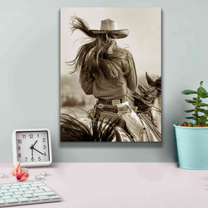 'Cowgirl' by Lisa Dearing, Giclee Canvas Wall Art,12x16