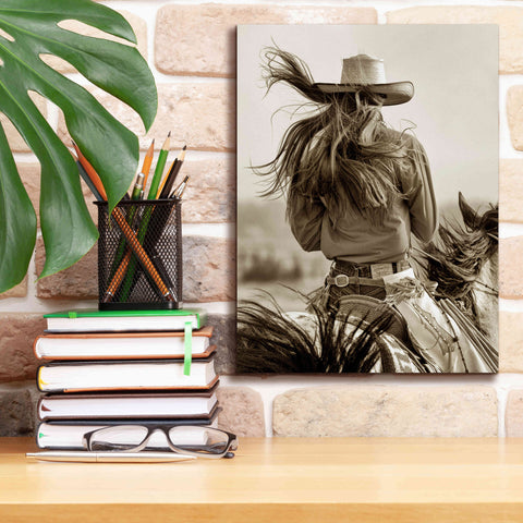 Image of 'Cowgirl' by Lisa Dearing, Giclee Canvas Wall Art,12x16
