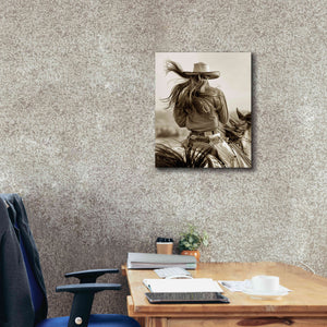 'Cowgirl' by Lisa Dearing, Giclee Canvas Wall Art,20x24