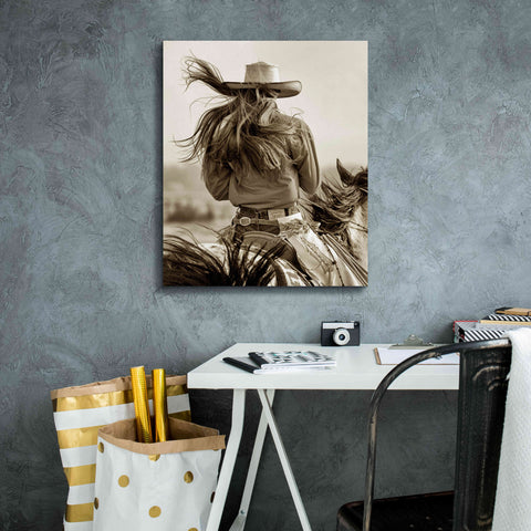 Image of 'Cowgirl' by Lisa Dearing, Giclee Canvas Wall Art,20x24